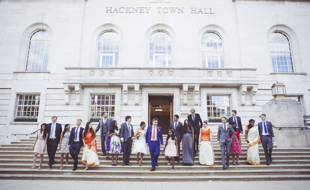 Bridesmaids and groomsmen Hackney