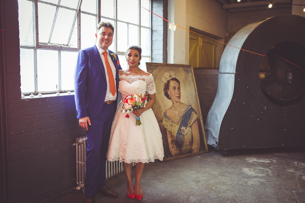 Greenwich groom and bride