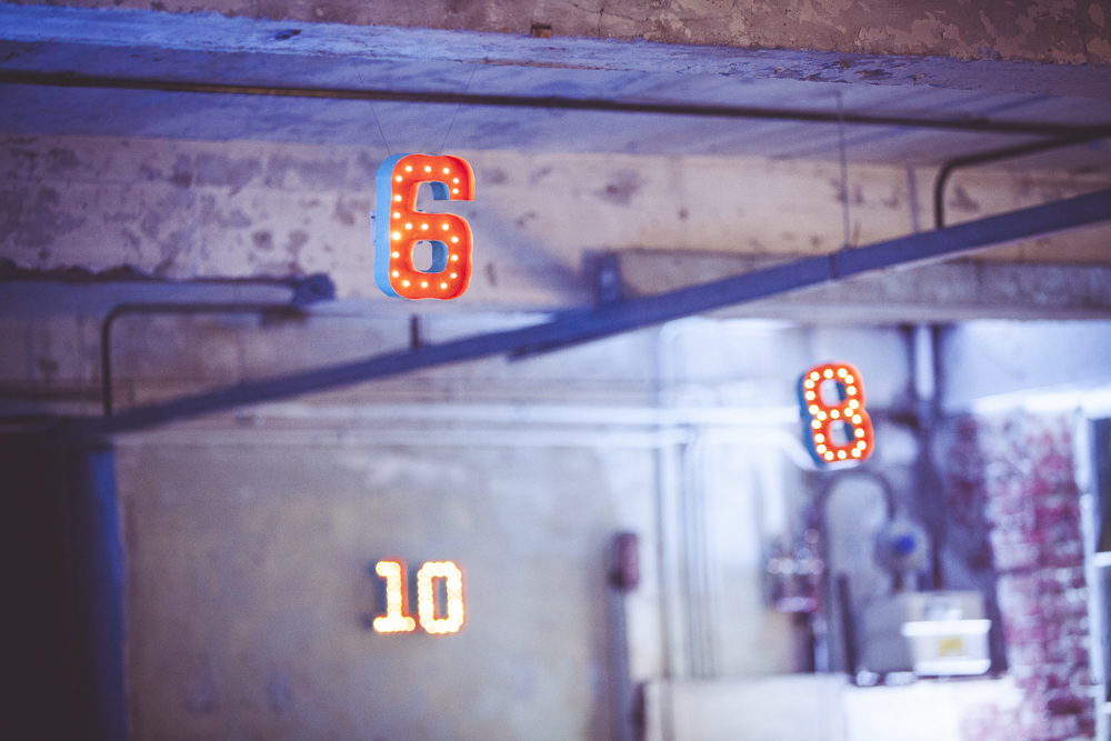 wedding table numbers