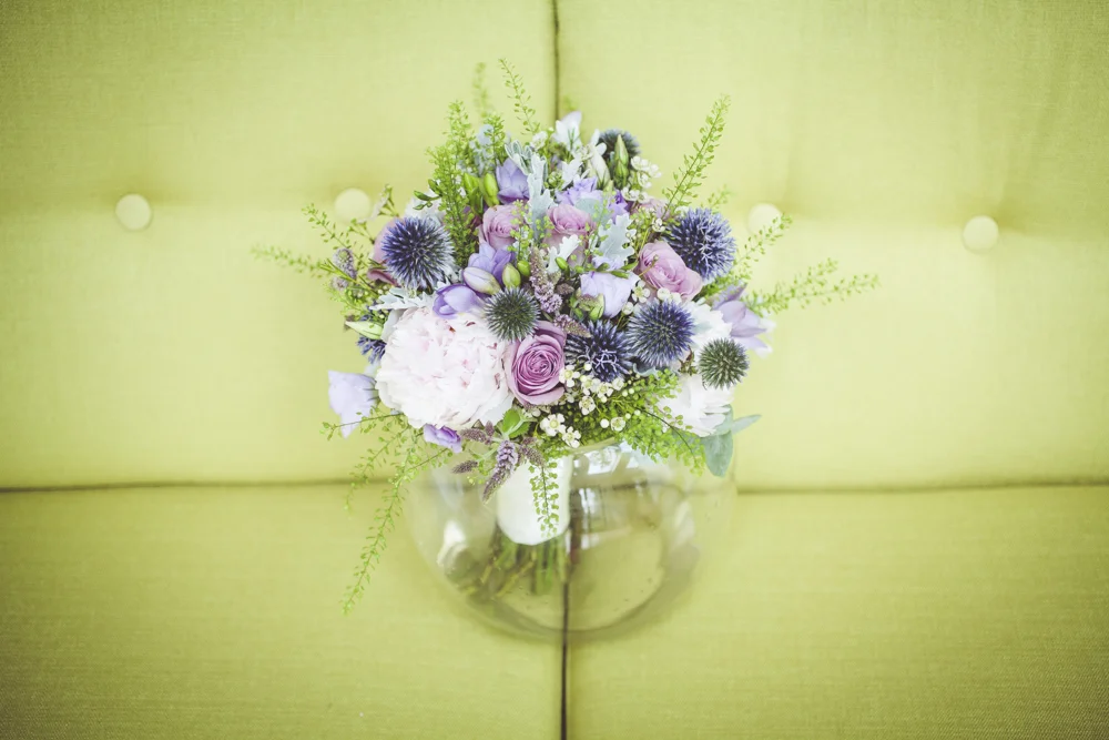 Nicole's wedding bouquet