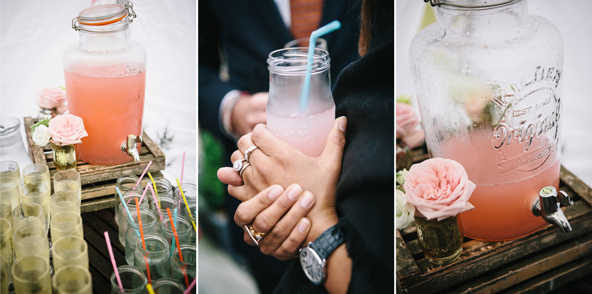 Vintage wedding reception