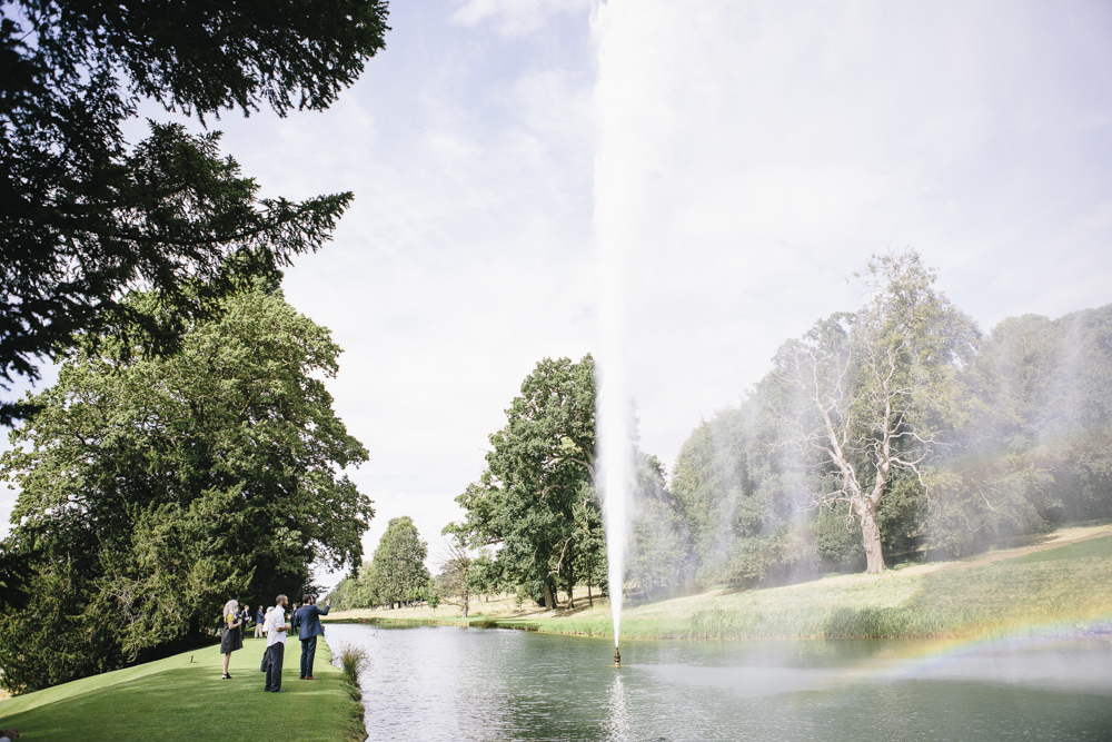 The fountain at Stanway House