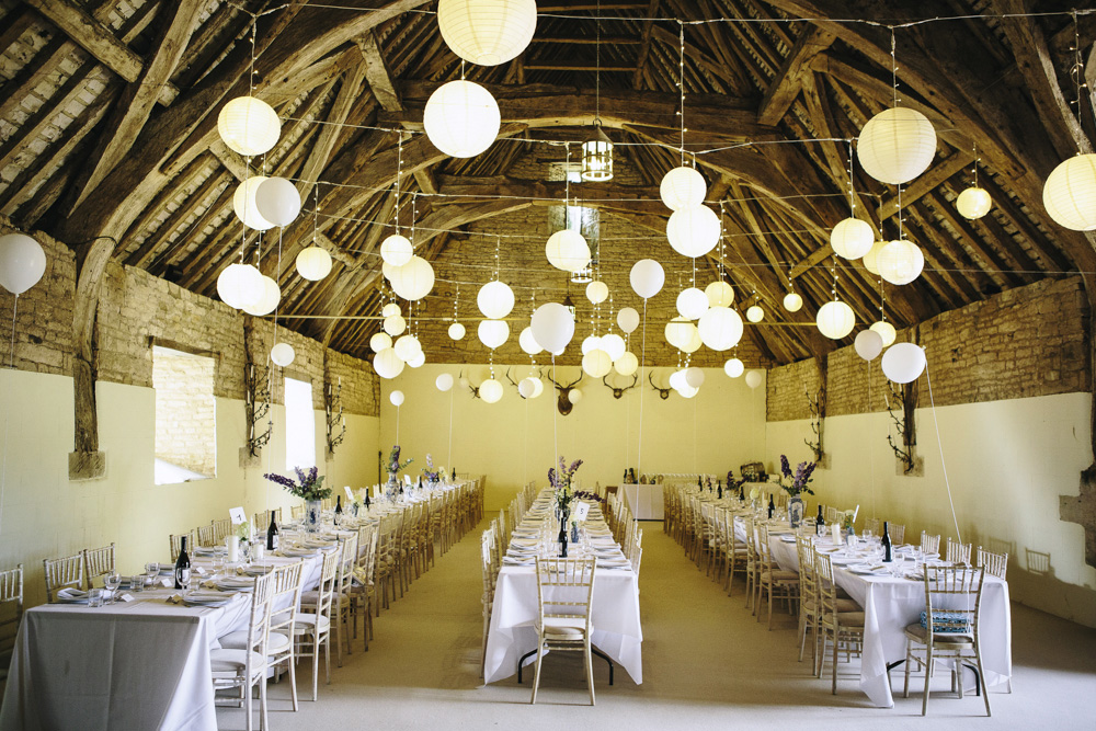 Wedding reception in the Tithe barn Stanway