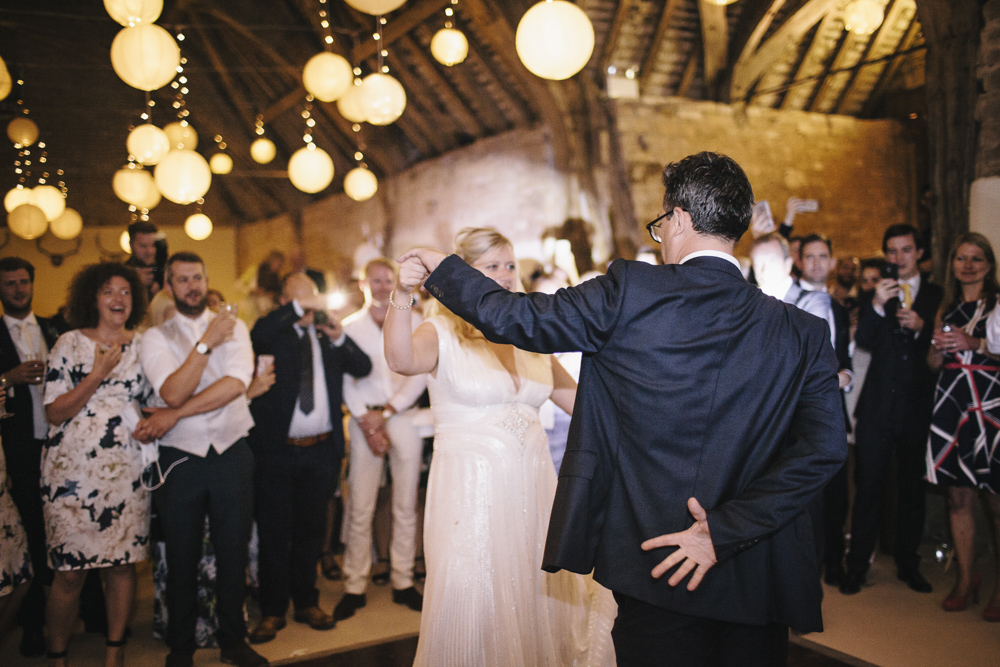 First dance in the Tithe barn