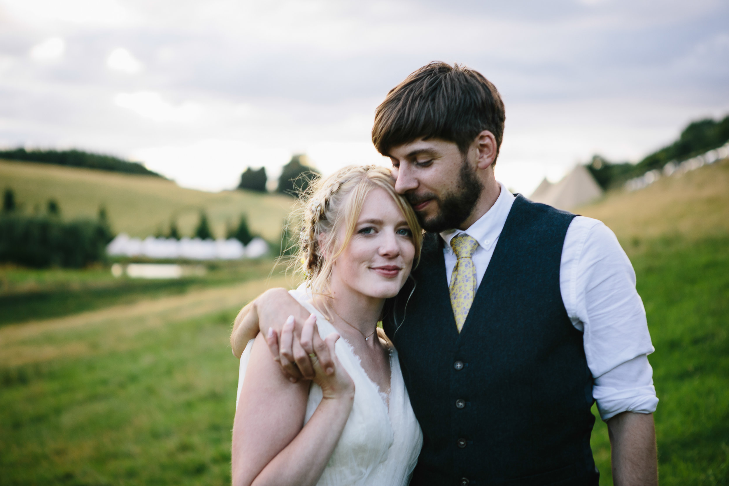  Rosie and Daniel's Festival styled wedding in Oxfordshire 