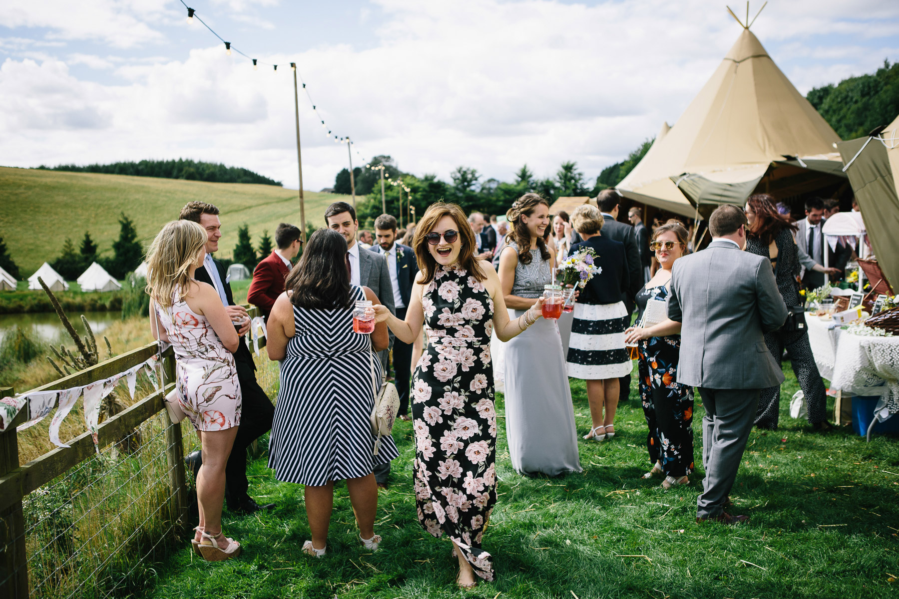 Festival Wedding at Hadsham Farm