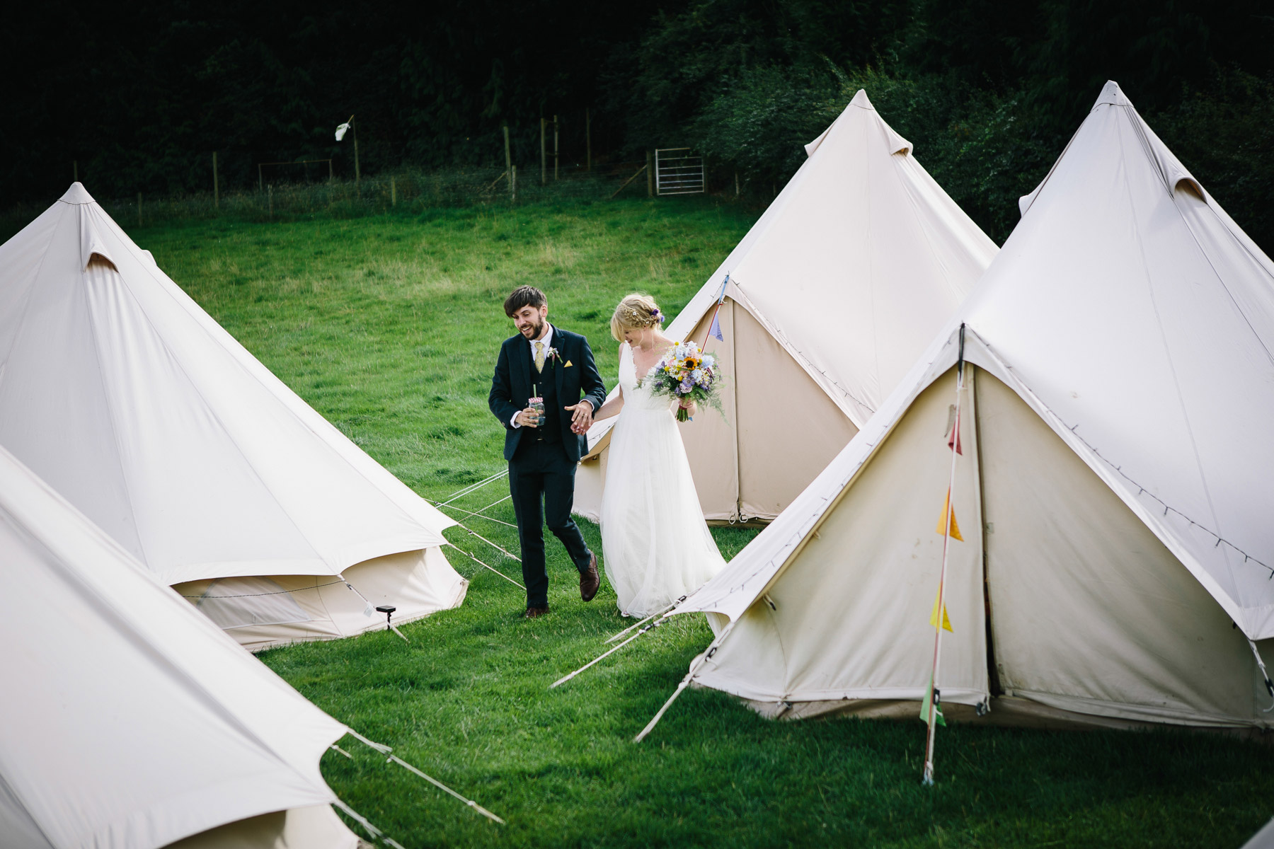 Festival Wedding at Hadsham Farm