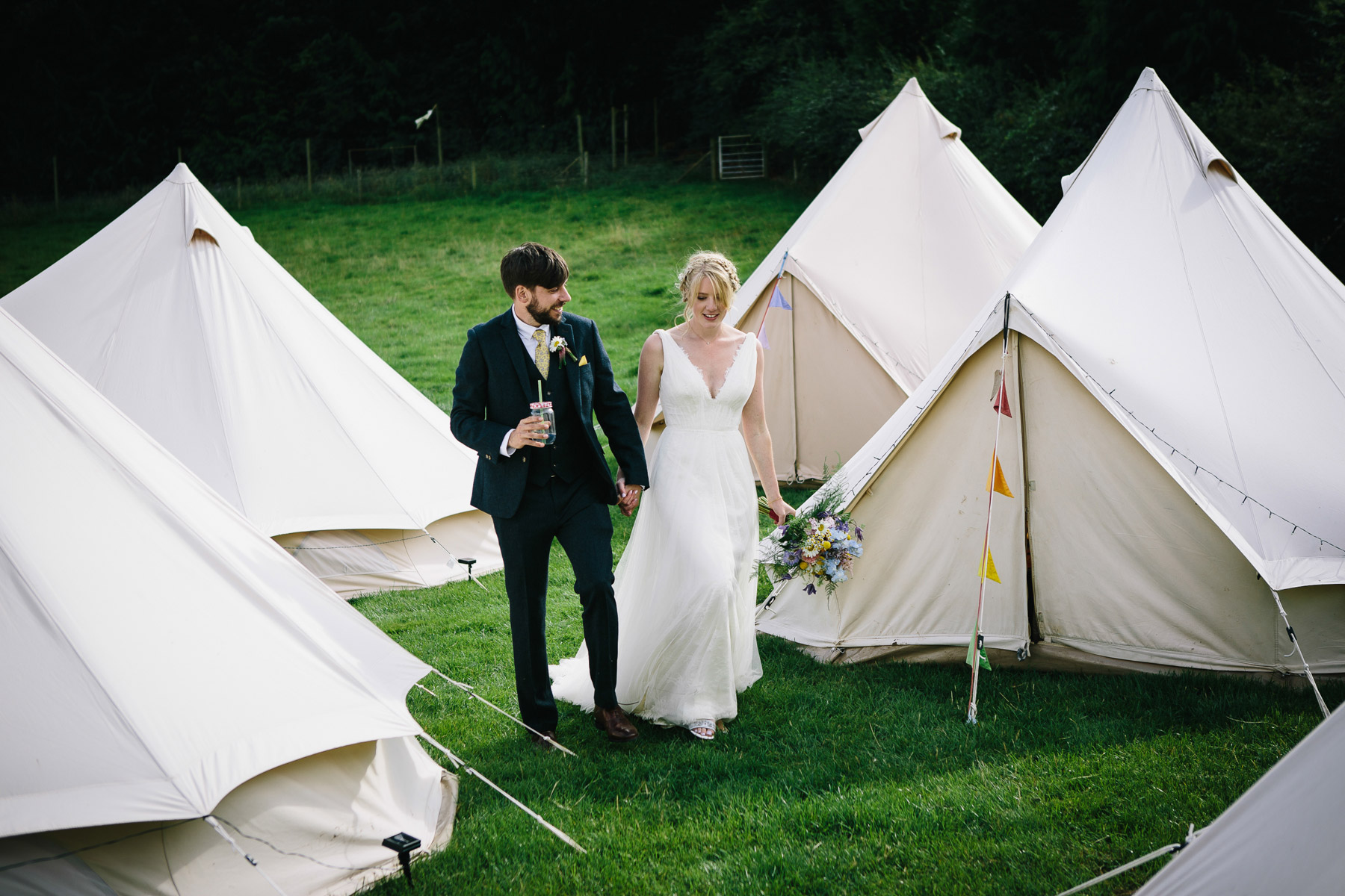 Festival Wedding at Hadsham Farm