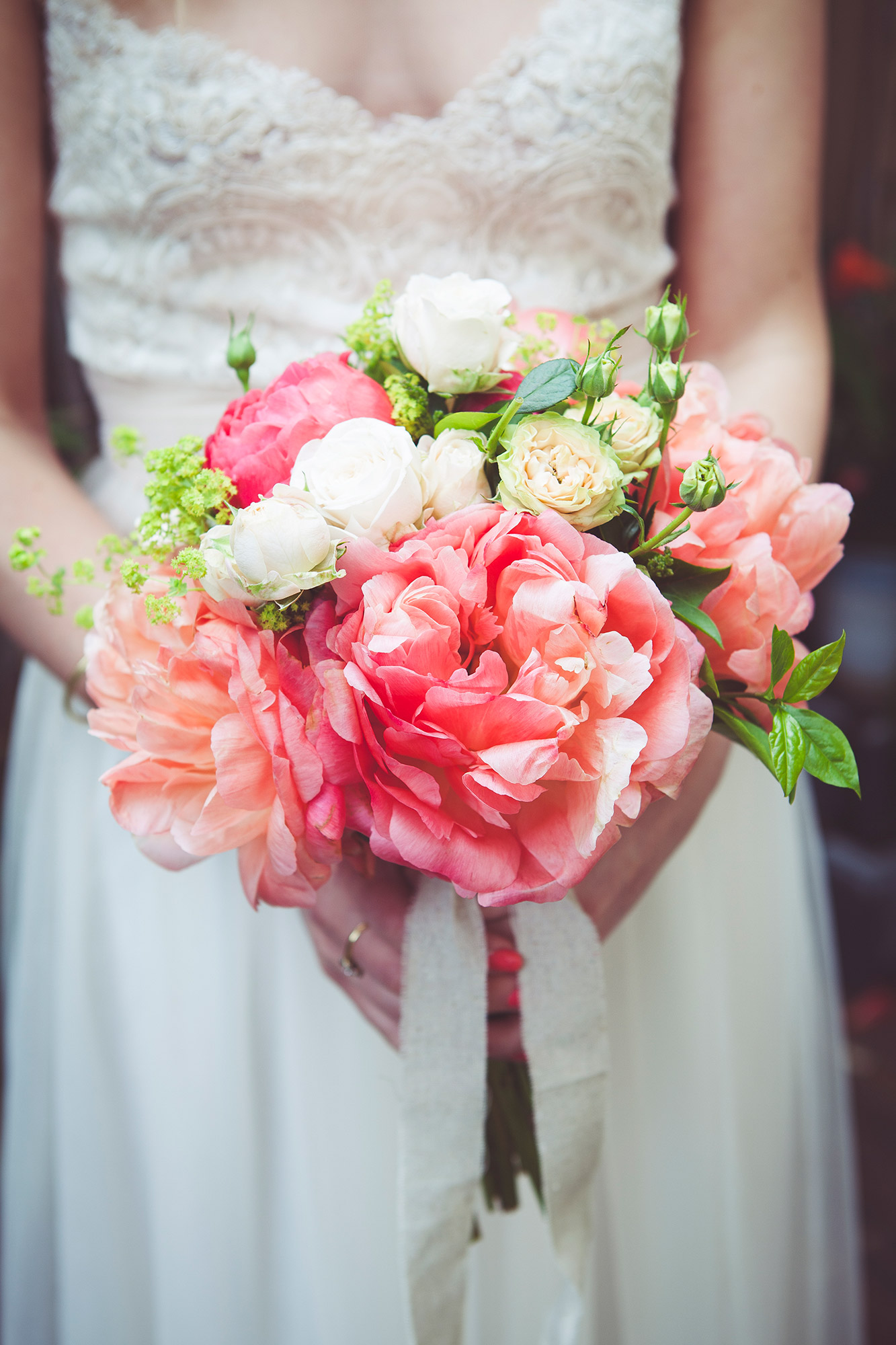  Bouquet at wedding at The Asylum, Peckham 