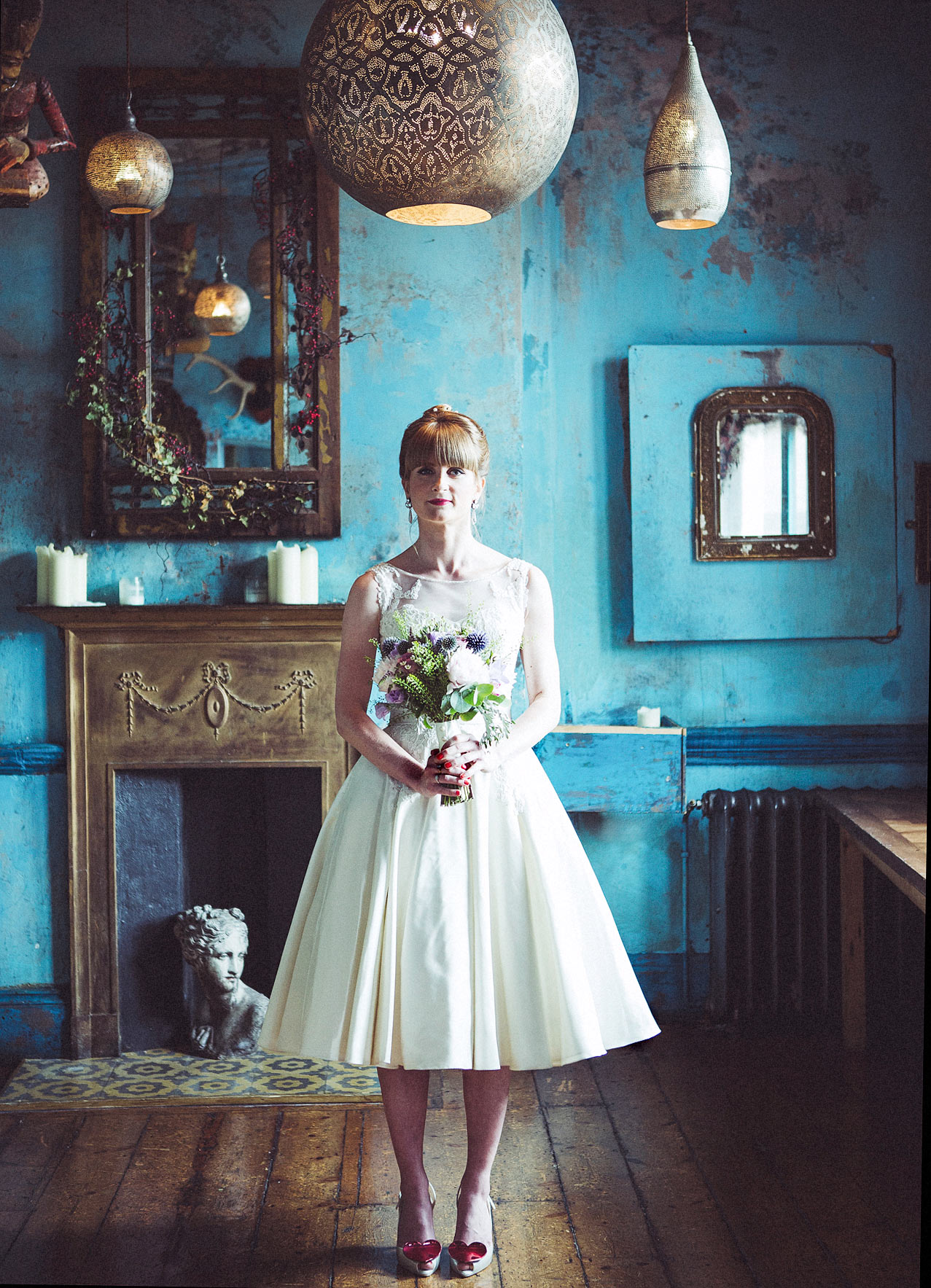  Portrait of bride at The Paradise by Way of Kensal Rise 