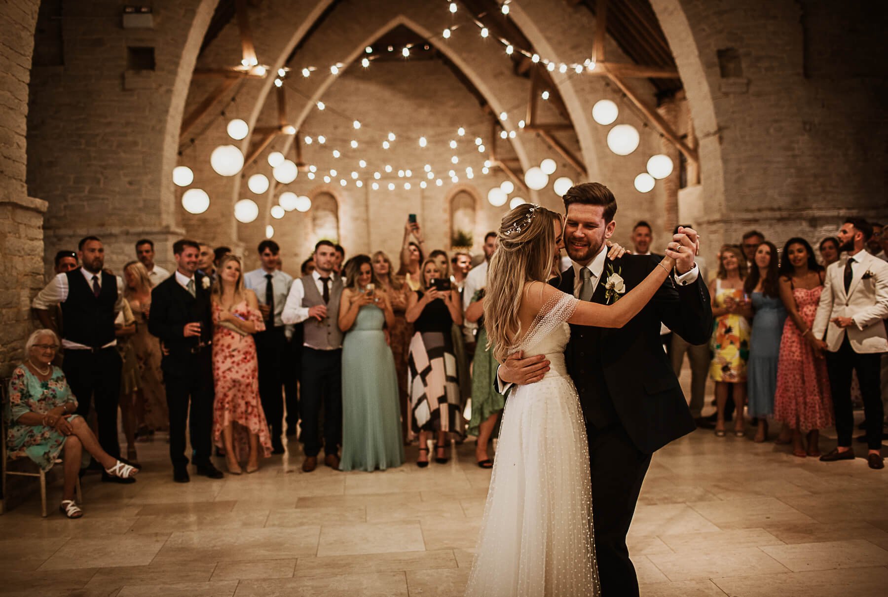  First dance at the Tithe Barn, Petersfield, Hampshire 