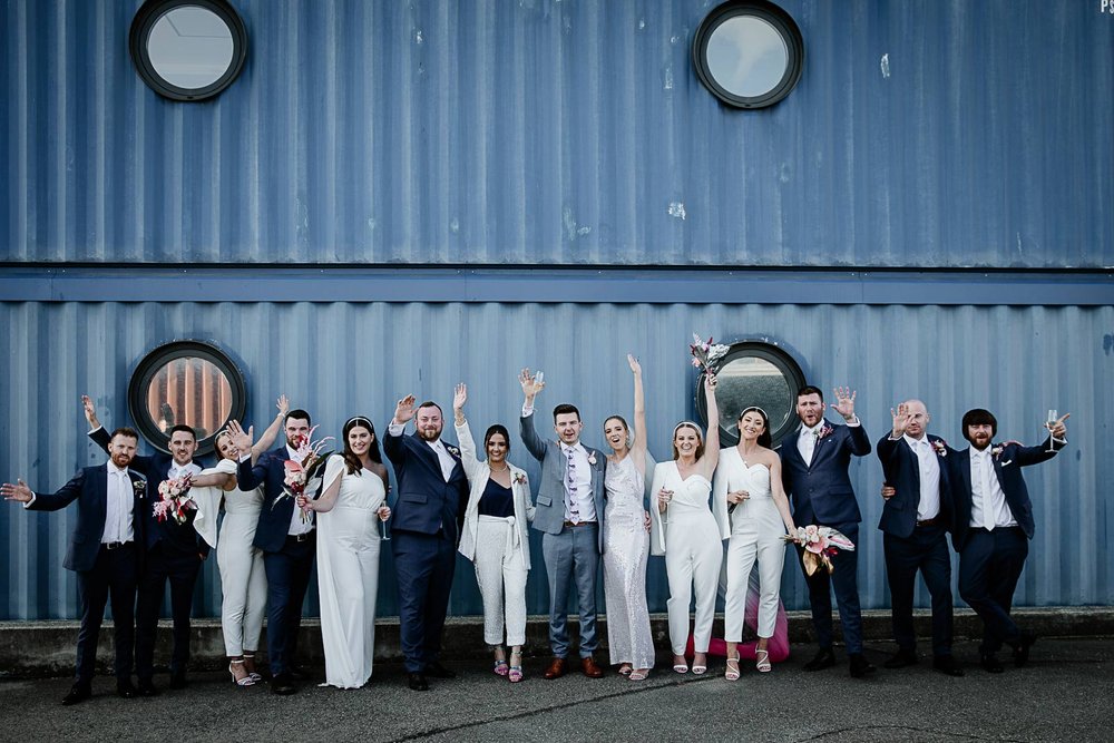 Rock n roll wedding at Trinity Buoy Wharf