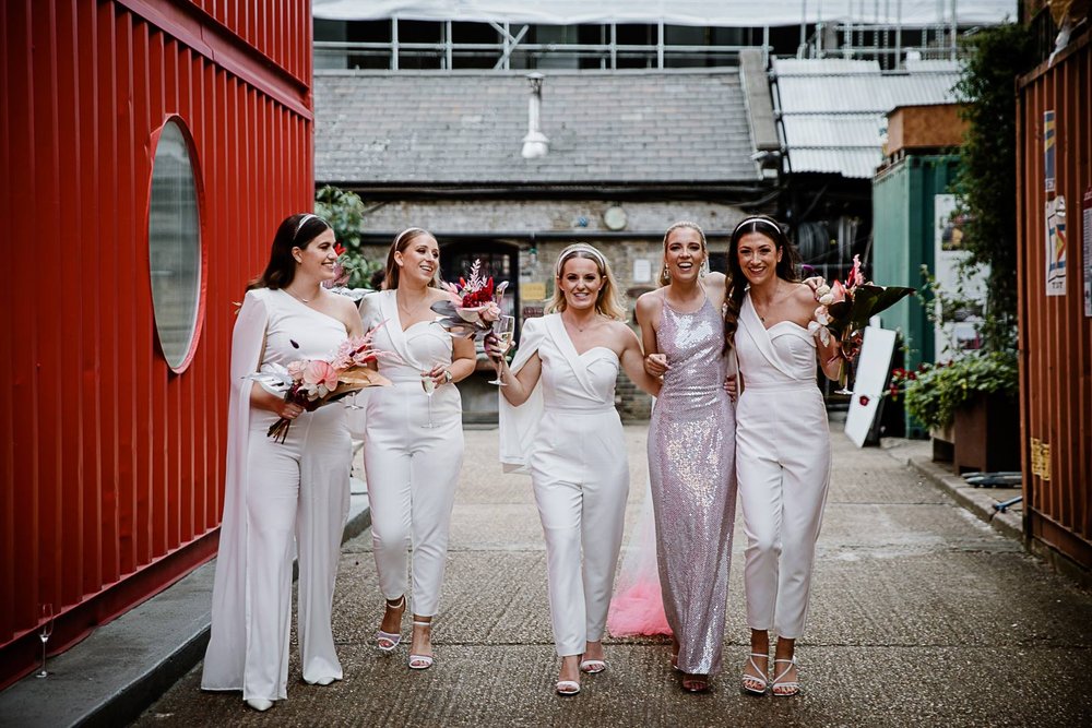 Rock n roll wedding at Trinity Buoy Wharf