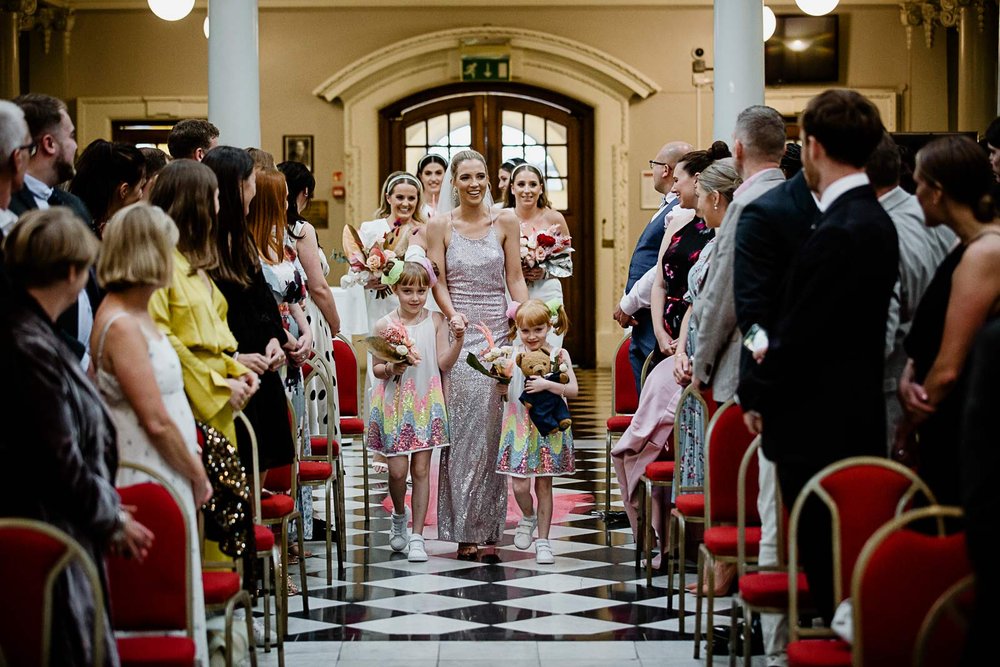 Rock n roll wedding at Trinity Buoy Wharf