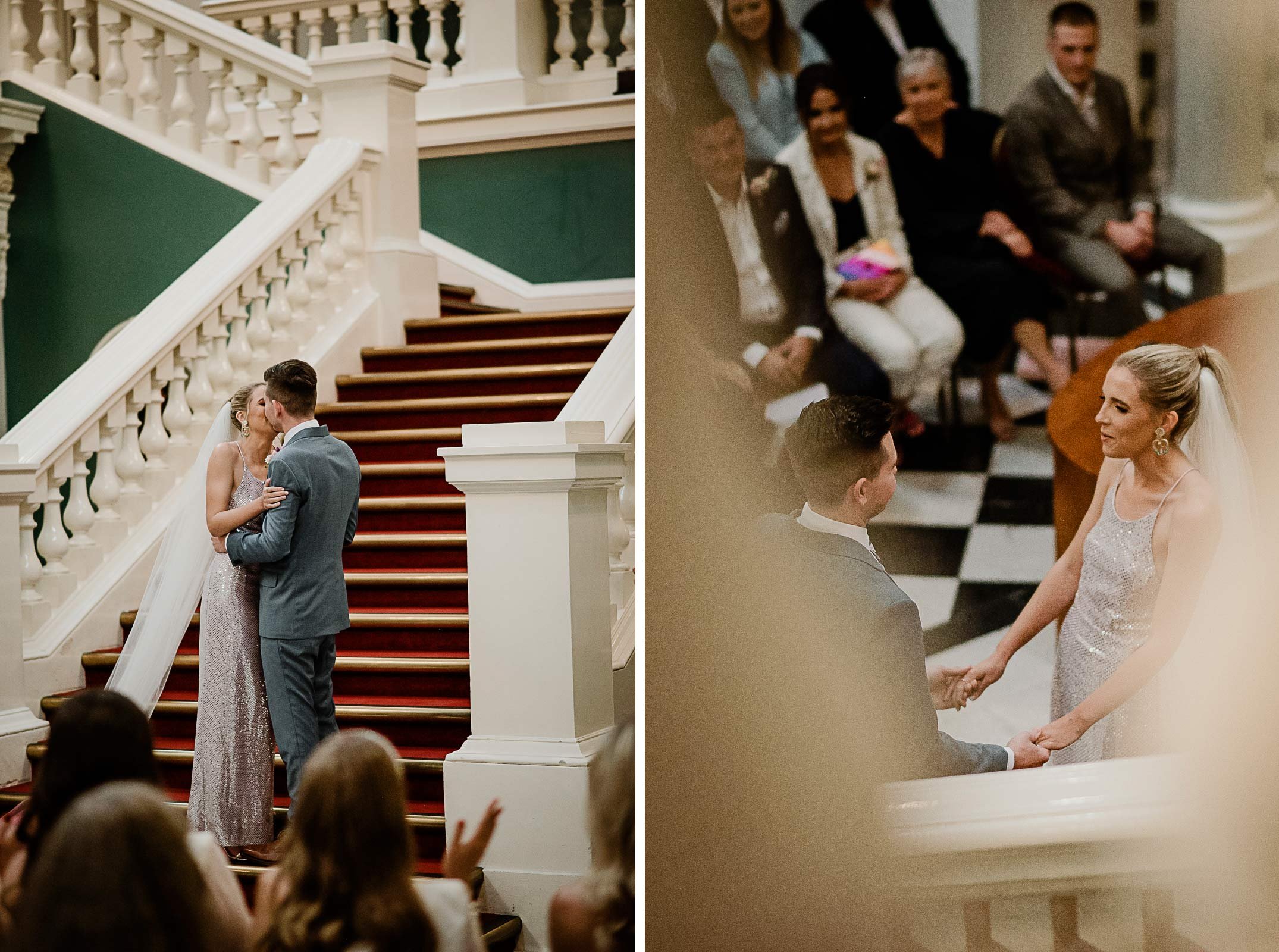 Wedding ceremony at Woolwich Town Hall