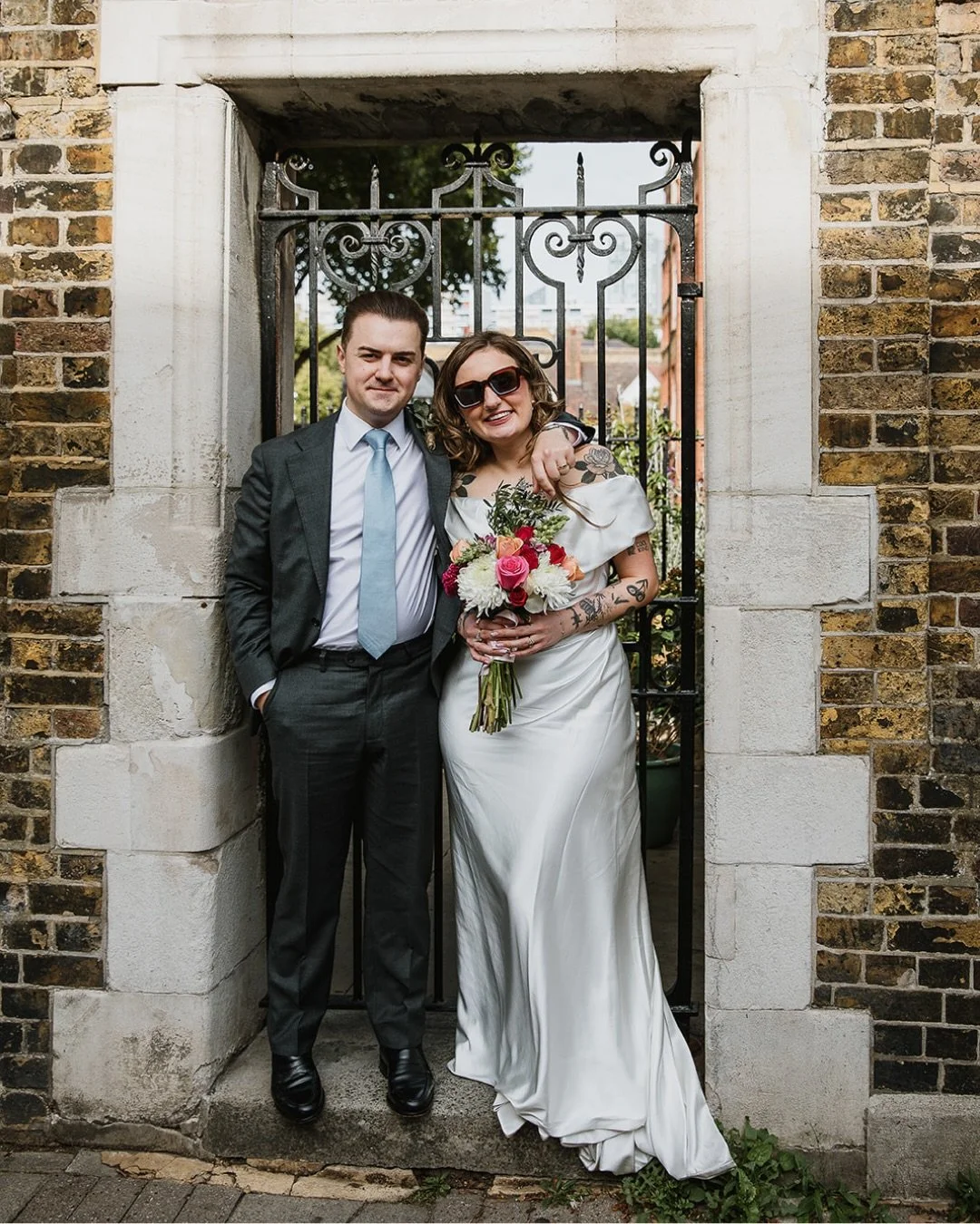 Grace and Ben &mdash; Islington Town Hall vows, Bourne &amp; Hollingsworth toasts, a Vivienne Westwood dress and just enough London chaos to make it perfect.

@viviennewestwood
@bandhweddings

#LondonWedding #ModernWedding #VivienneWestwoodBride #Isl