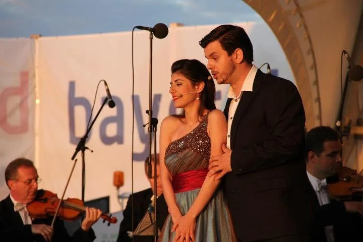  Open Air concert in Bamberg with Bernhard Hanski. 