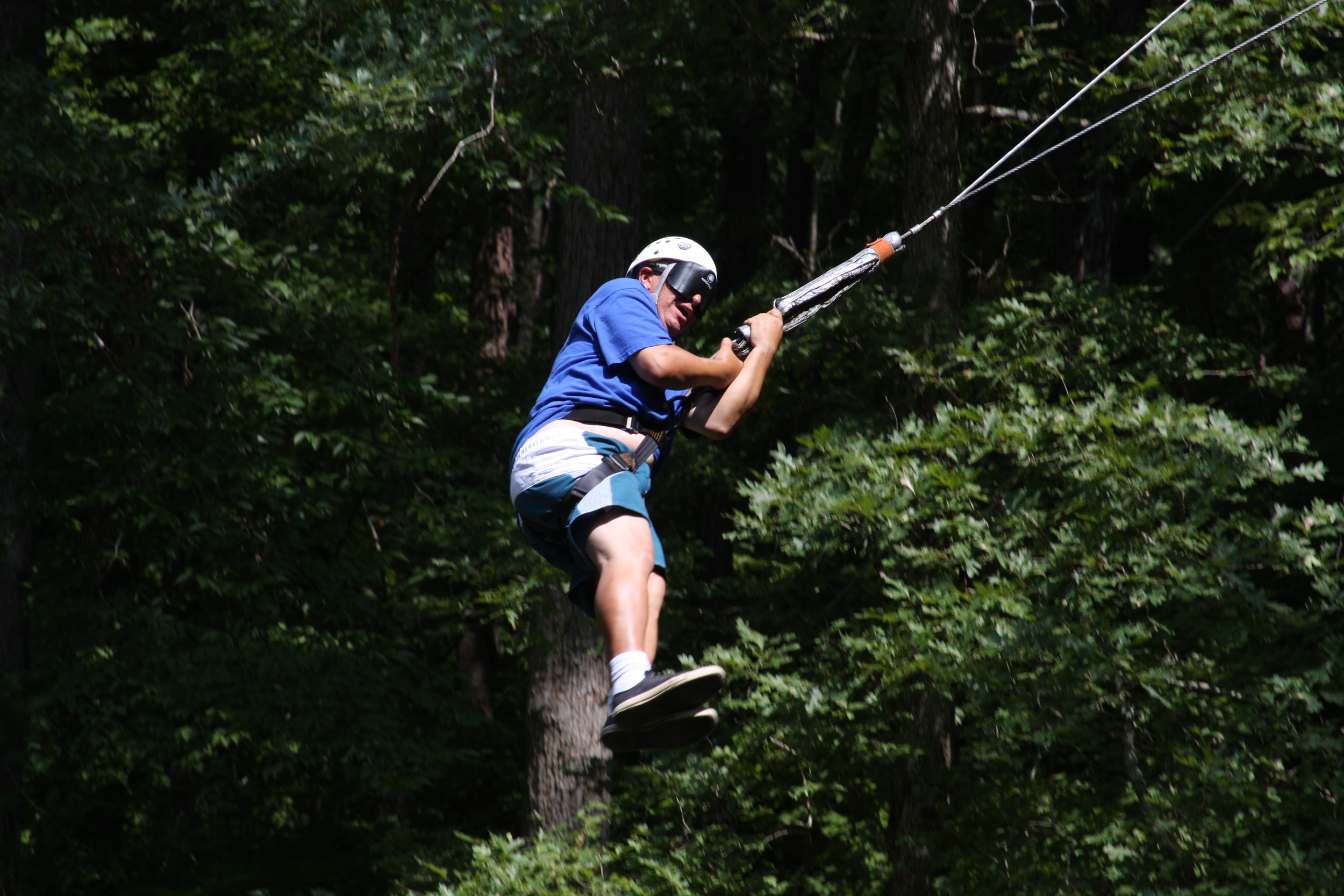 The giant swing at Horn's Creek in Tennessee.  "Just a little hop to the left."