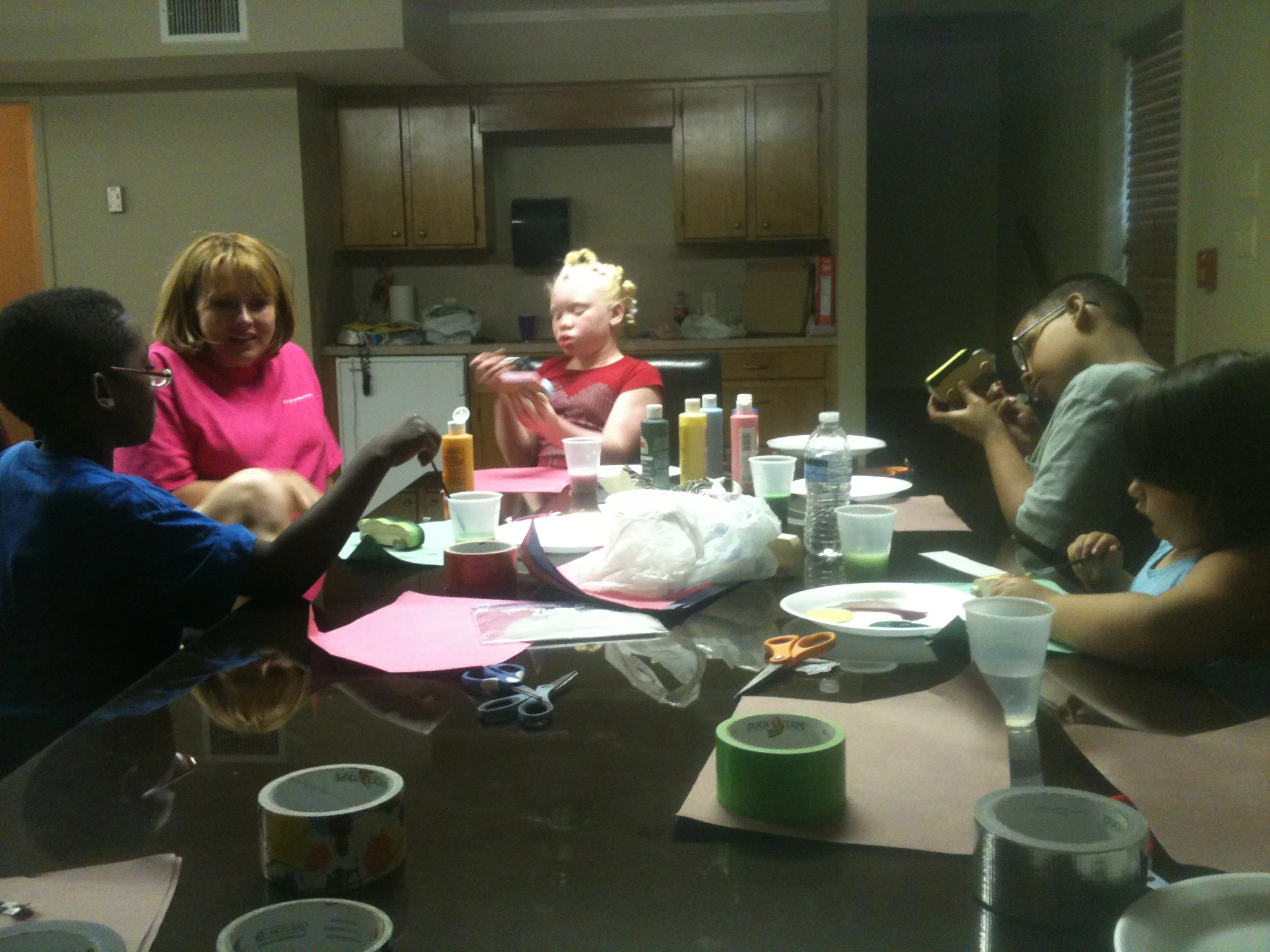 Art class ... painting