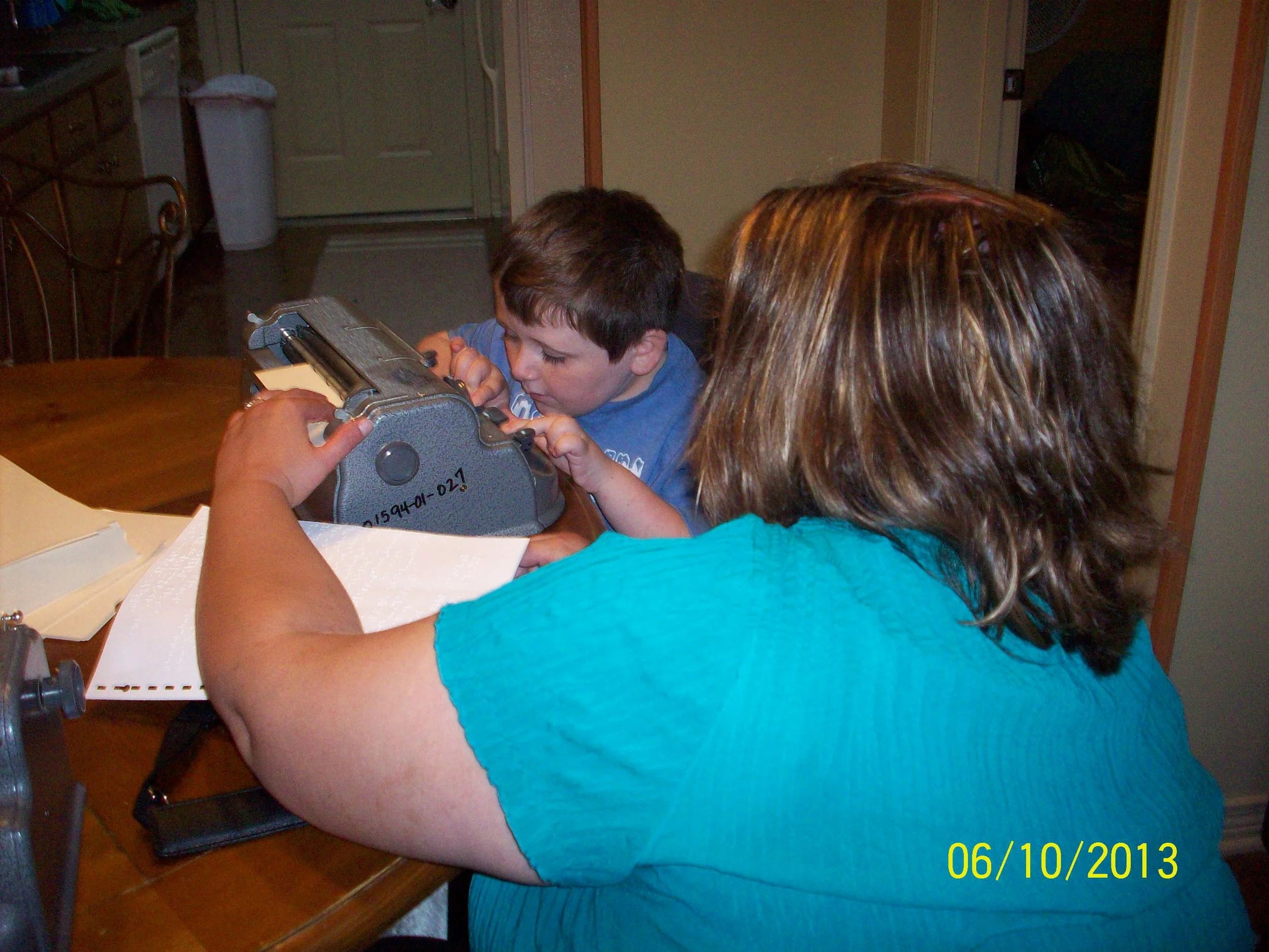 Strider learns the "st" sign