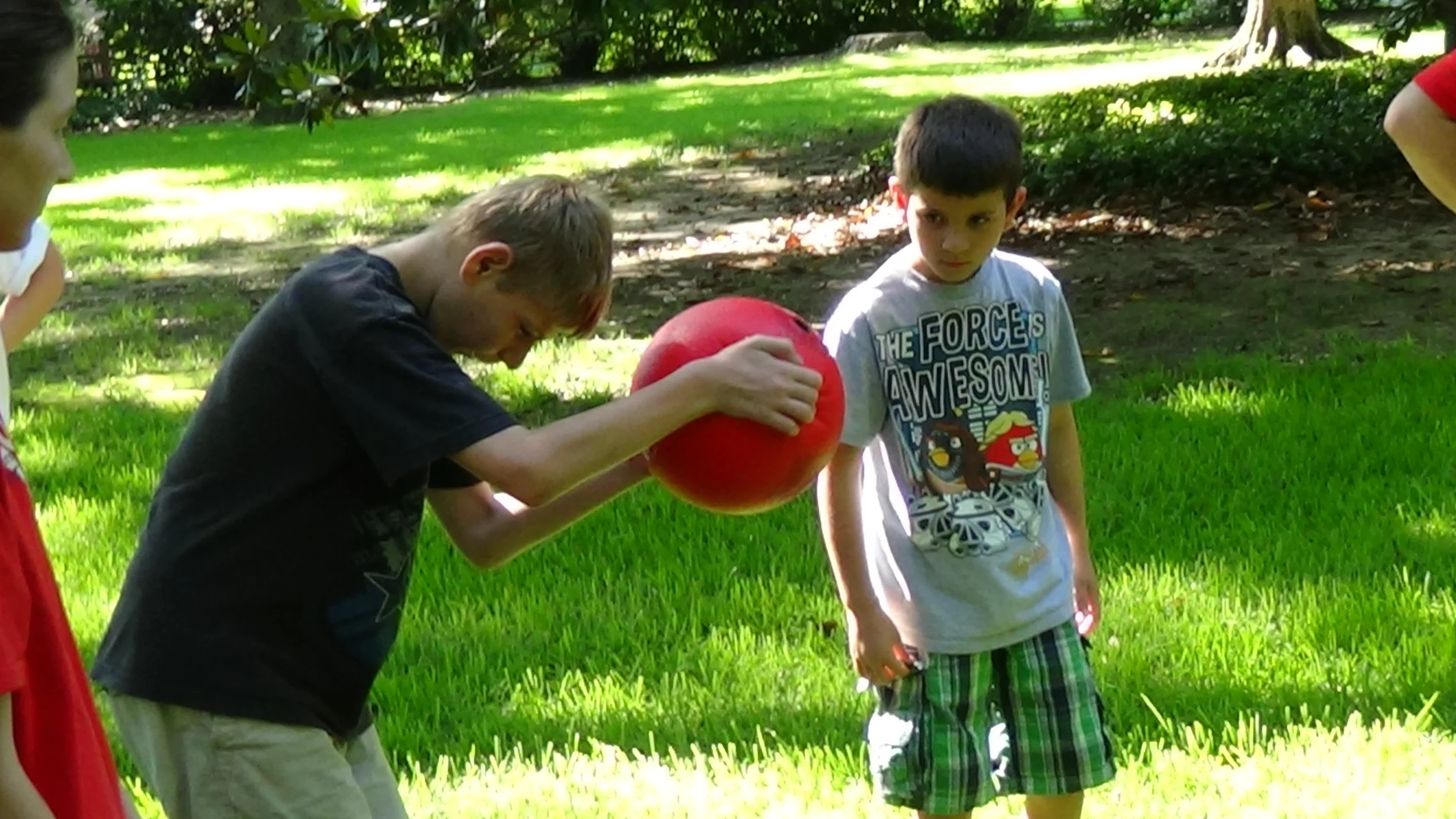 Zane playing ball