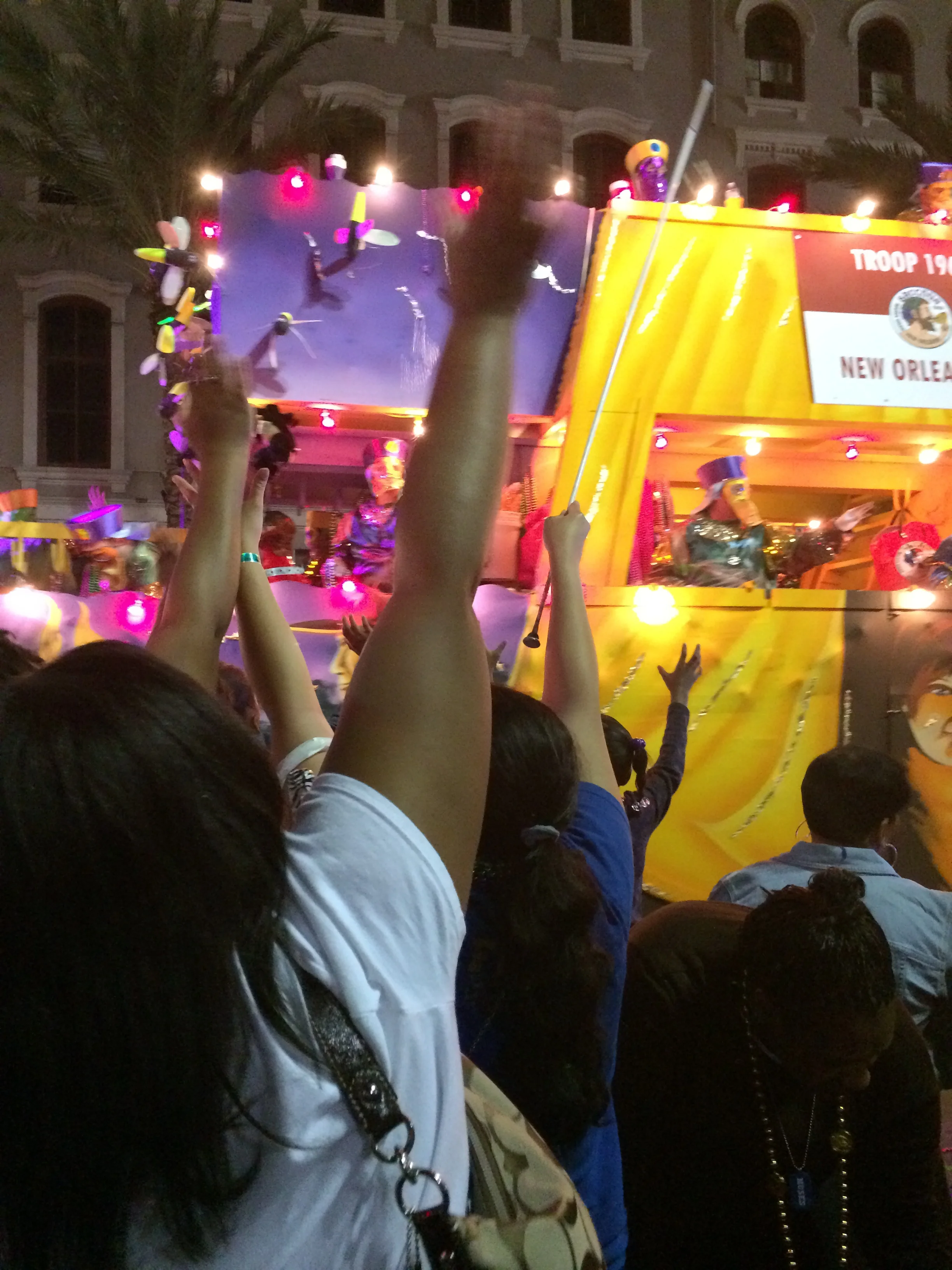 "Throw Me Something:" Mardi Gras Bacchus Parade 2014