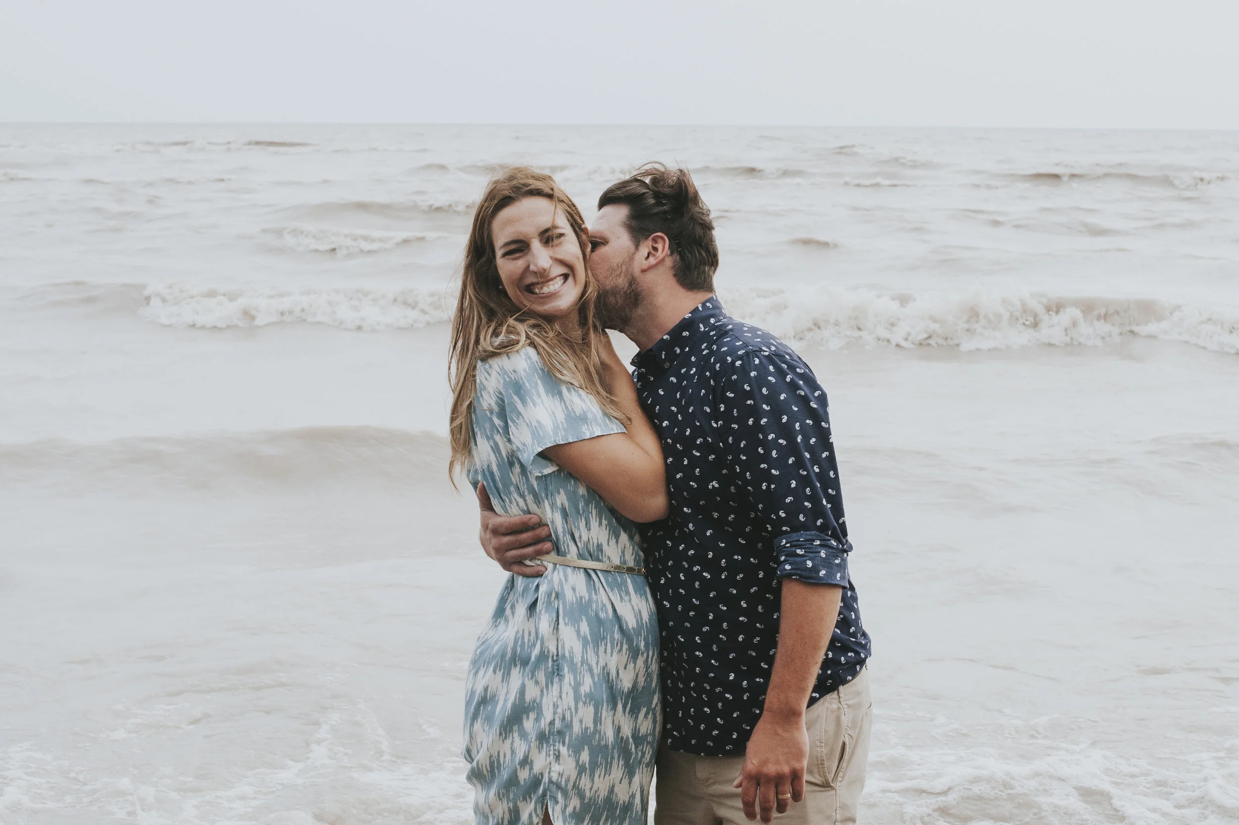 At Long Point Beach, where we like to hang out