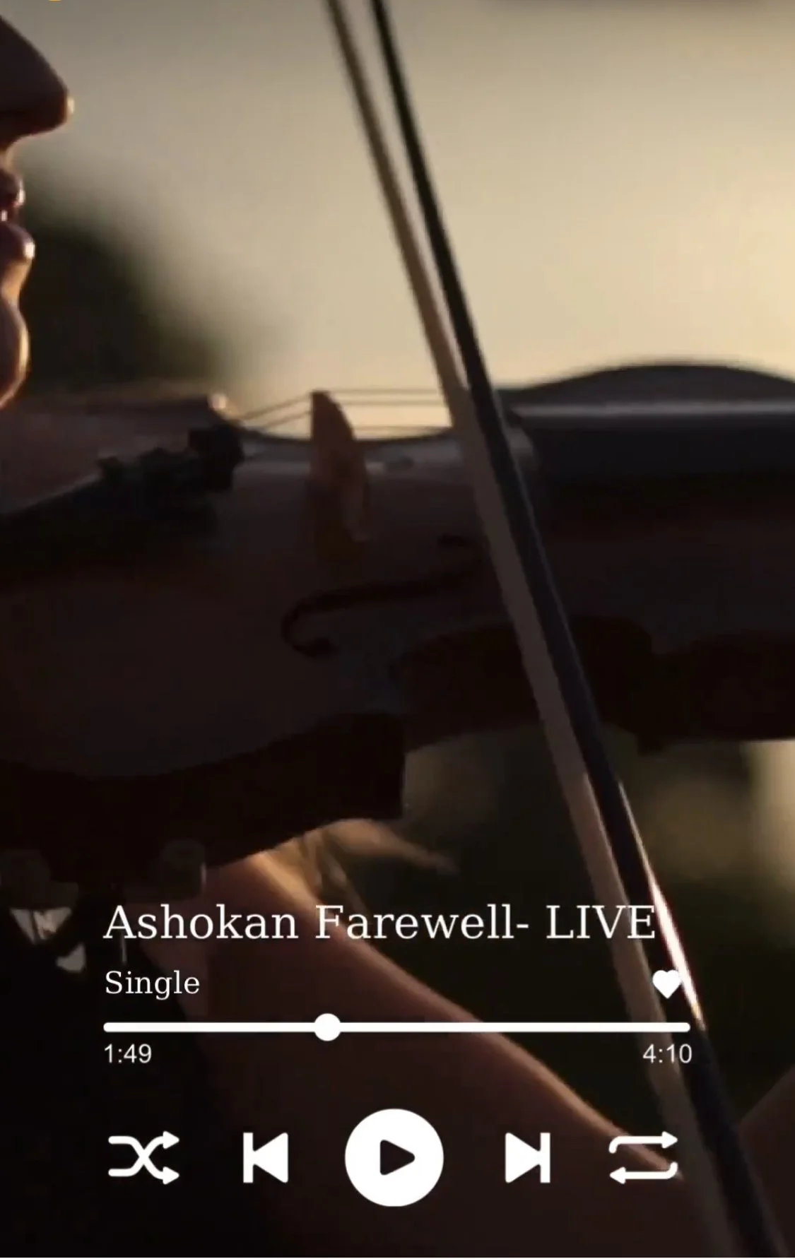 SINGLE- Ashokan Farewell (Live) Dropping January 2023
