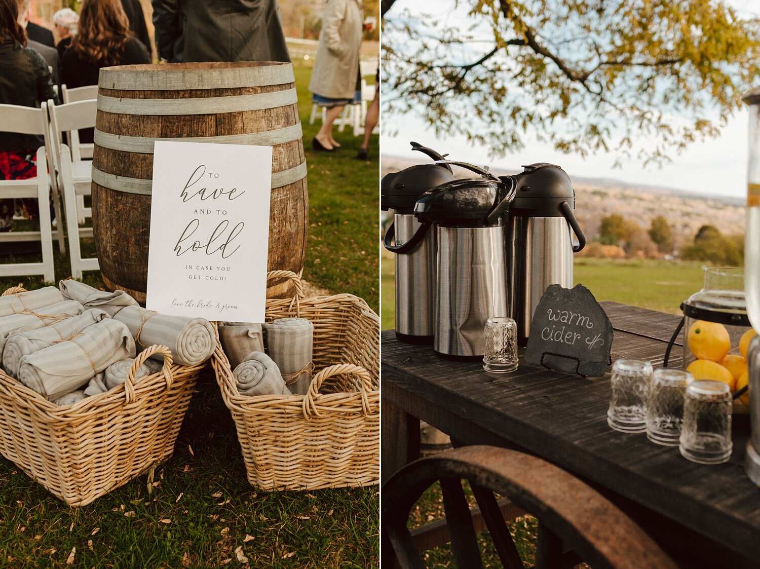 Hudson Valley Fall Winery Wedding