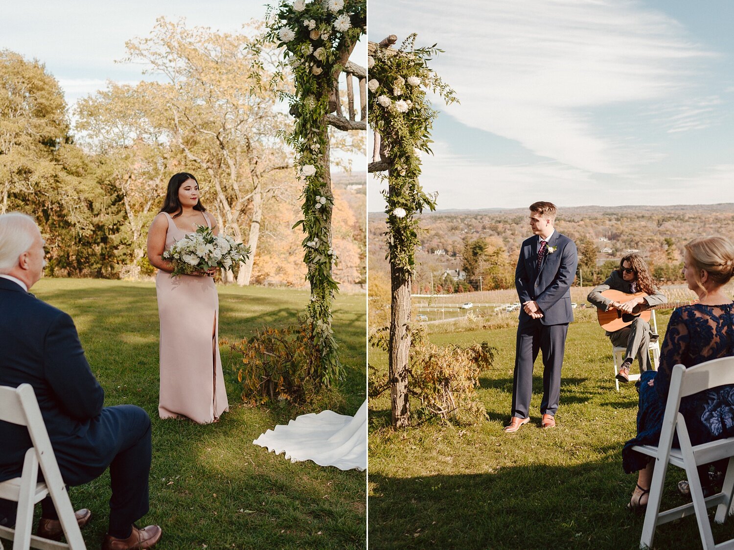 Hudson Valley Fall Winery Wedding