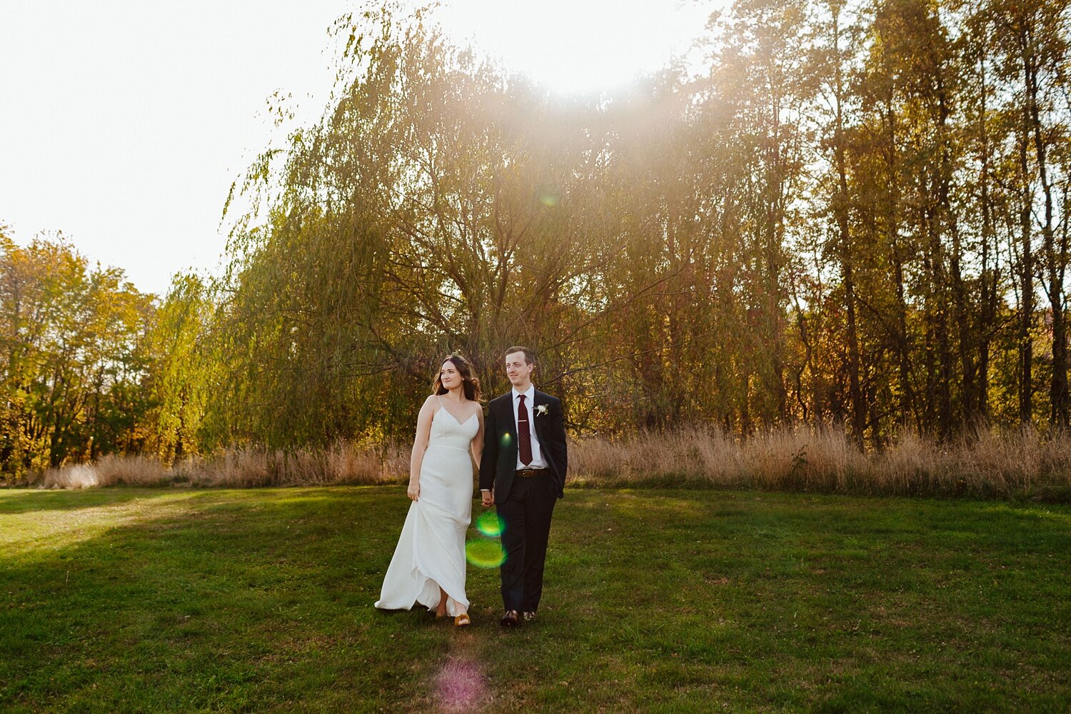 Hudson Valley Fall Winery Wedding