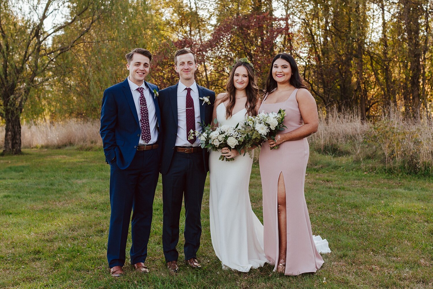 Hudson Valley Fall Winery Wedding