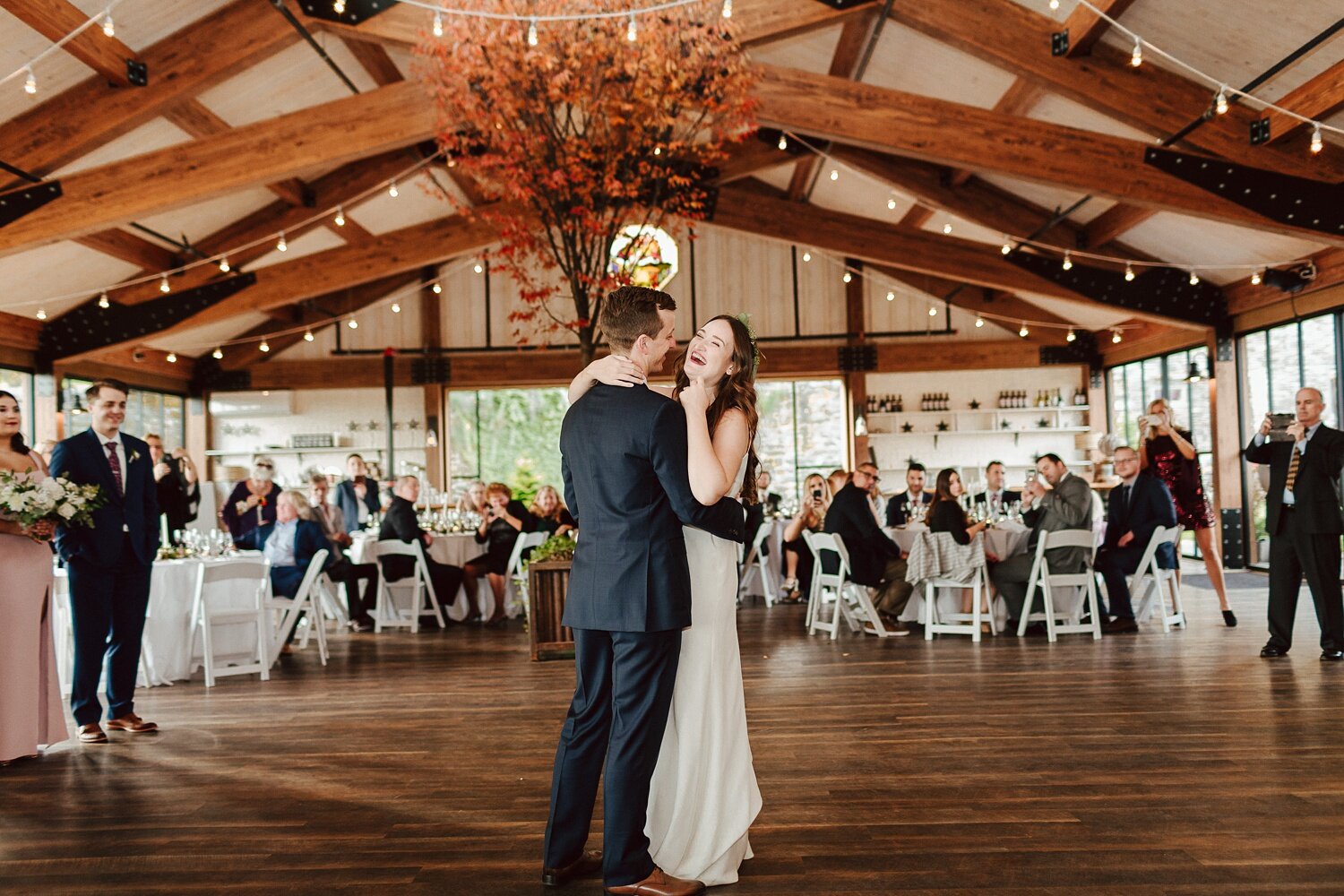 Hudson Valley Fall Winery Wedding