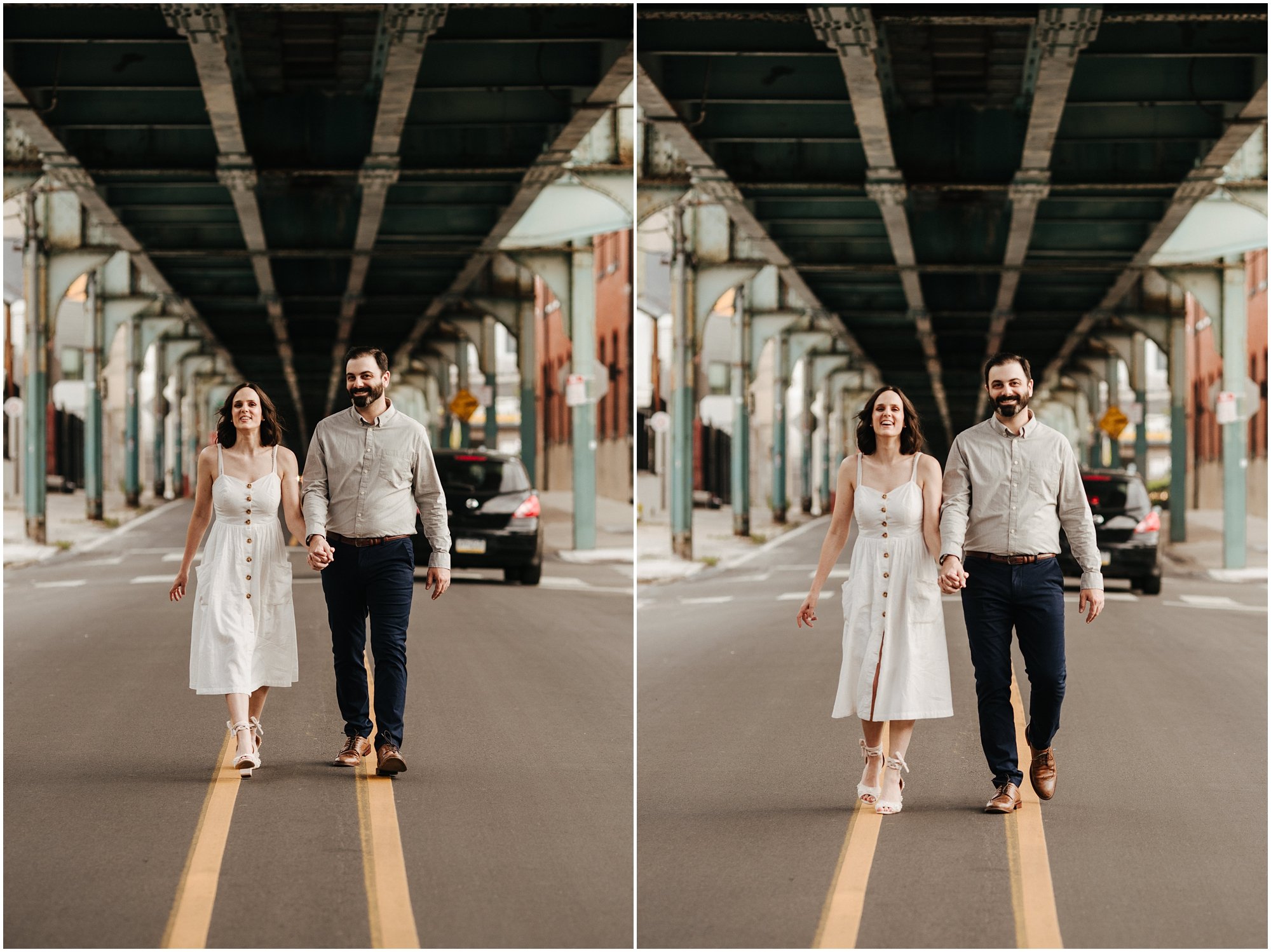 Fishtown Engagement Session In Philly Featuring Pizza