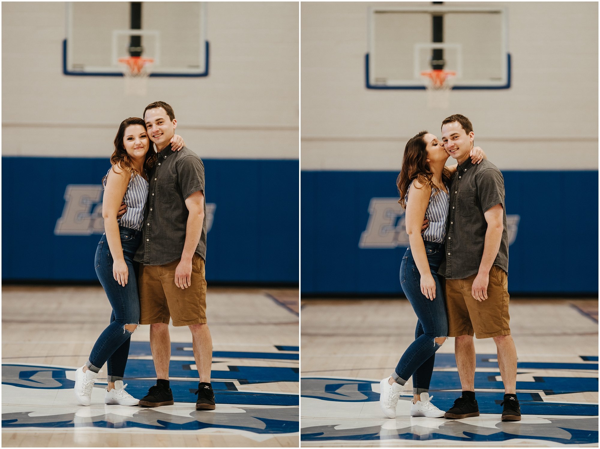 high school sweetheart engagement session