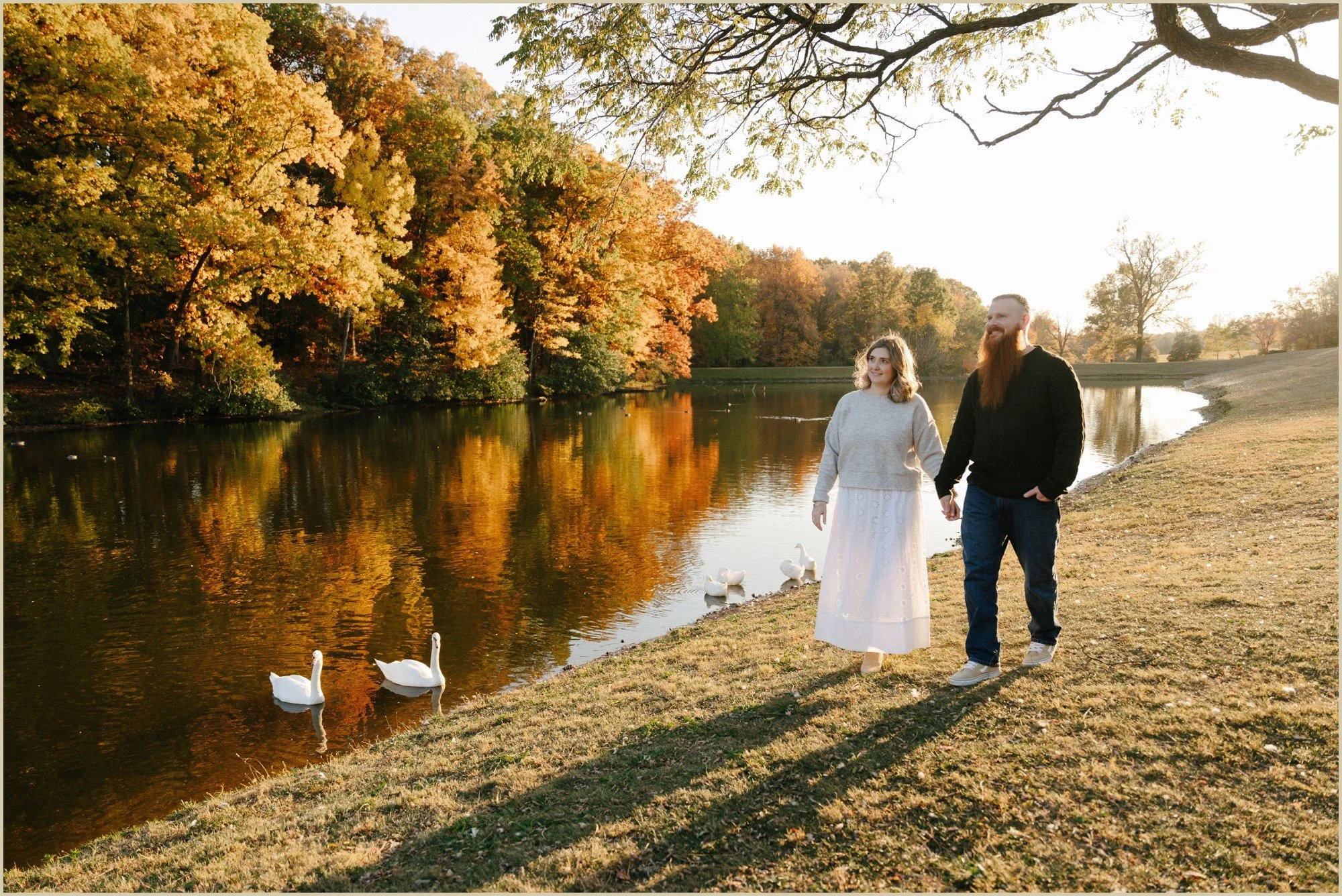 Alanah and Chris: A Fall Portrait Session at The Inn at Fox Briar Farm