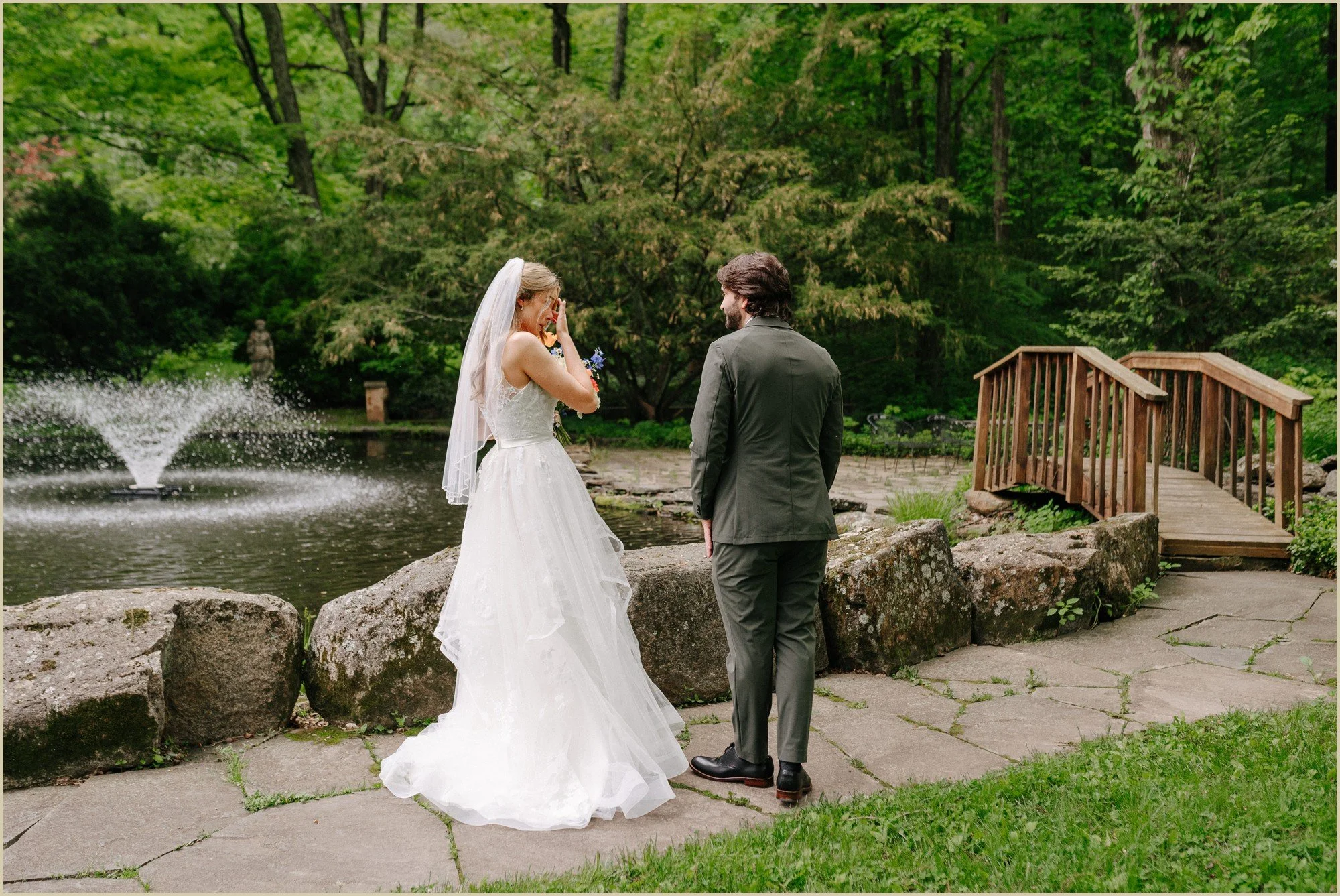 spring, garden, blue, white, estate, wedding, bucks, county