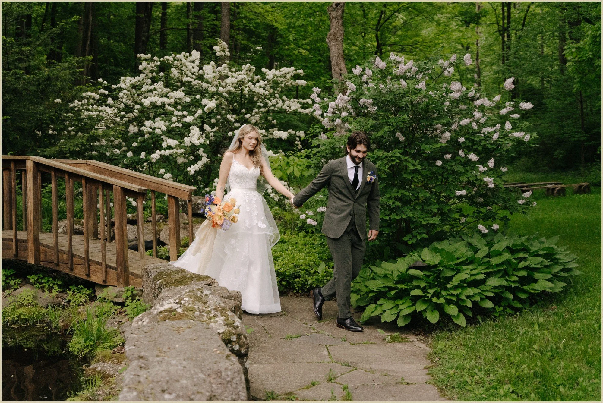 spring, garden, blue, white, estate, wedding, bucks, county