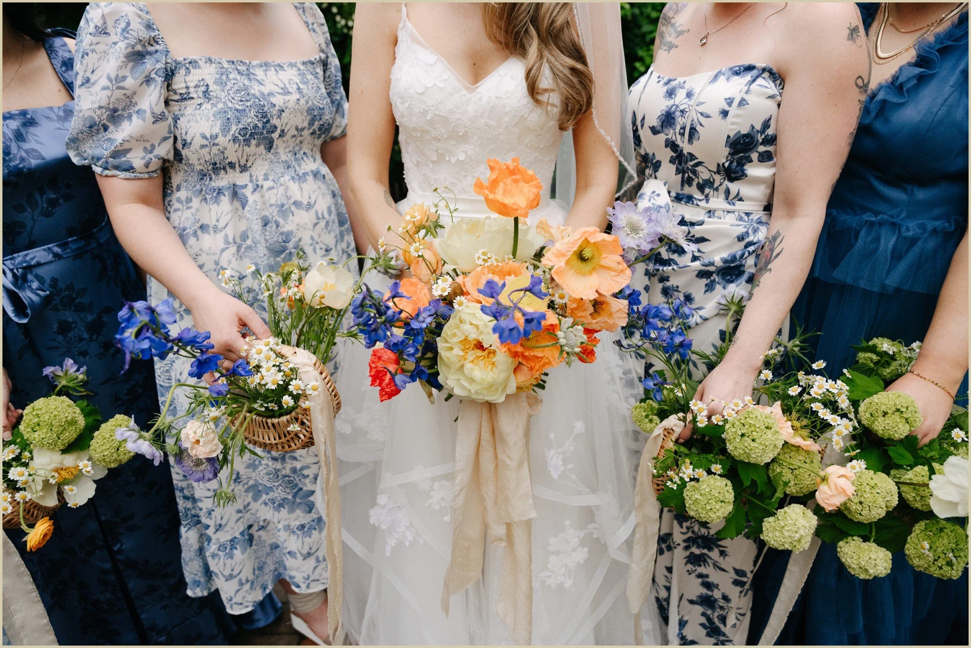spring, garden, blue, white, estate, wedding, bucks, county