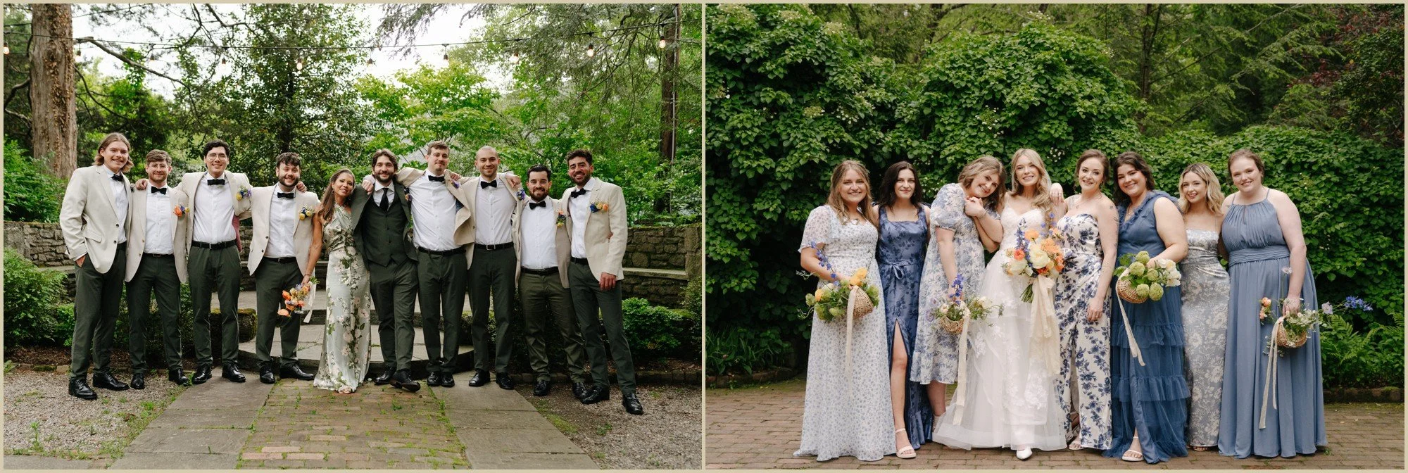 spring, garden, blue, white, estate, wedding, bucks, county