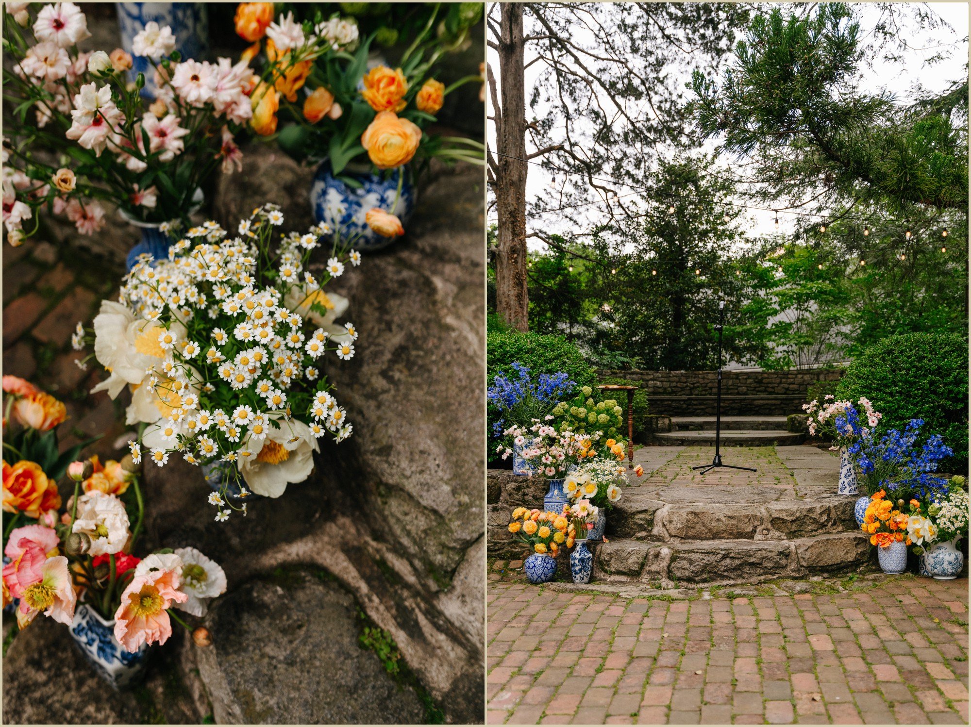 spring, garden, blue, white, estate, wedding, bucks, county