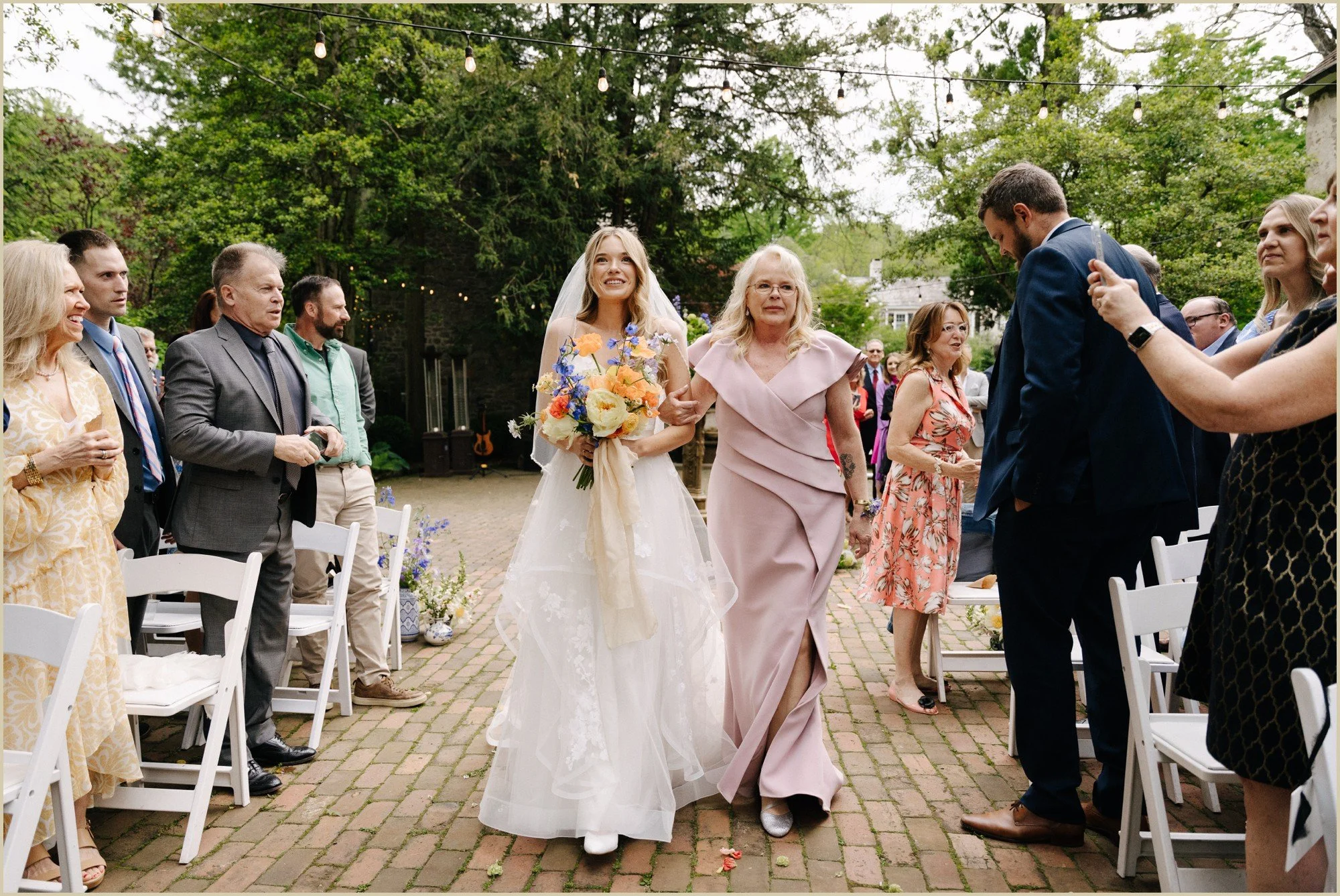 spring, garden, blue, white, estate, wedding, bucks, county