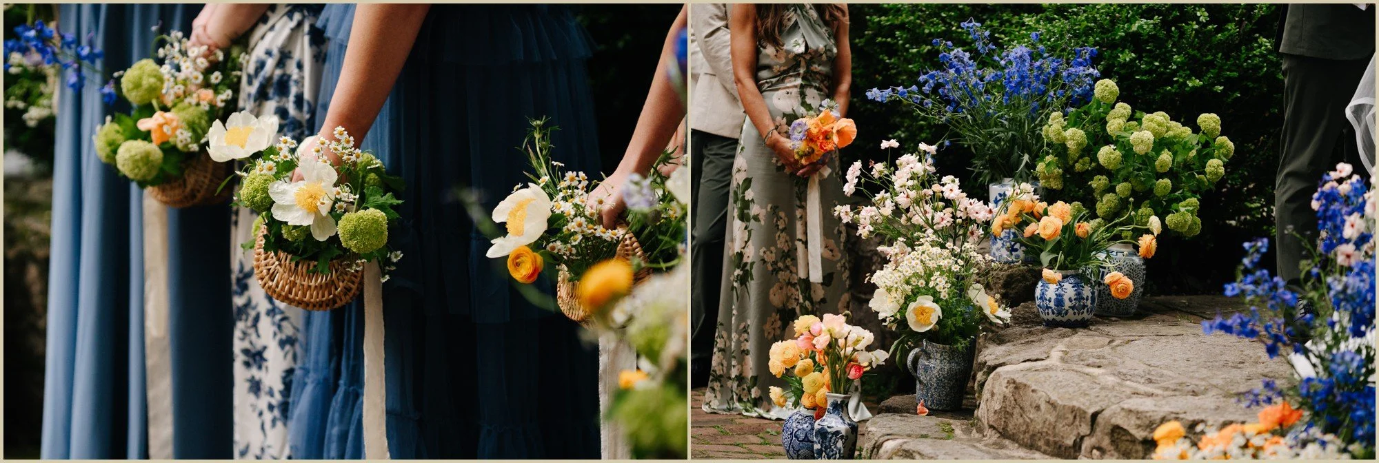 spring, garden, blue, white, estate, wedding, bucks, county