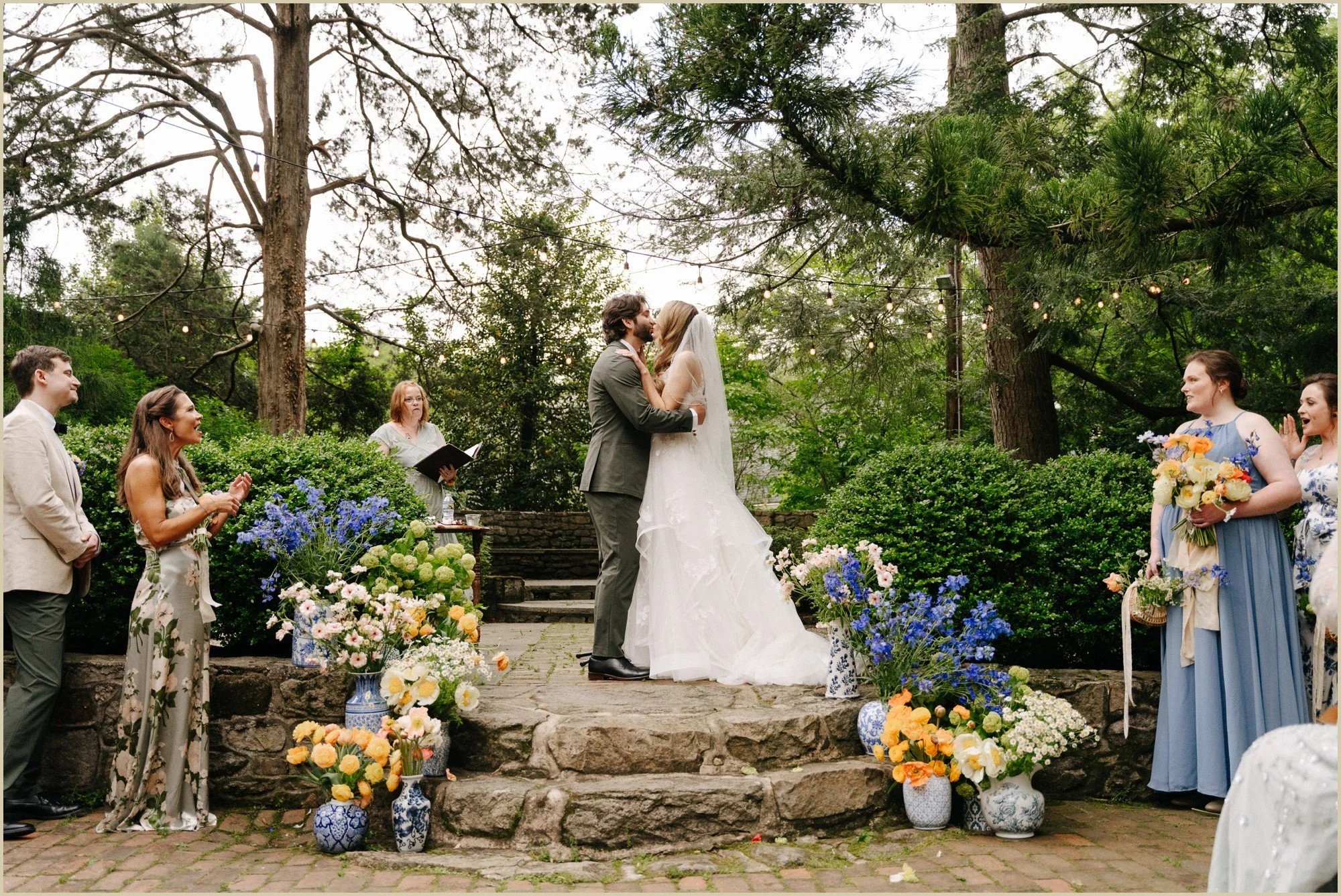 spring, garden, blue, white, estate, wedding, bucks, county