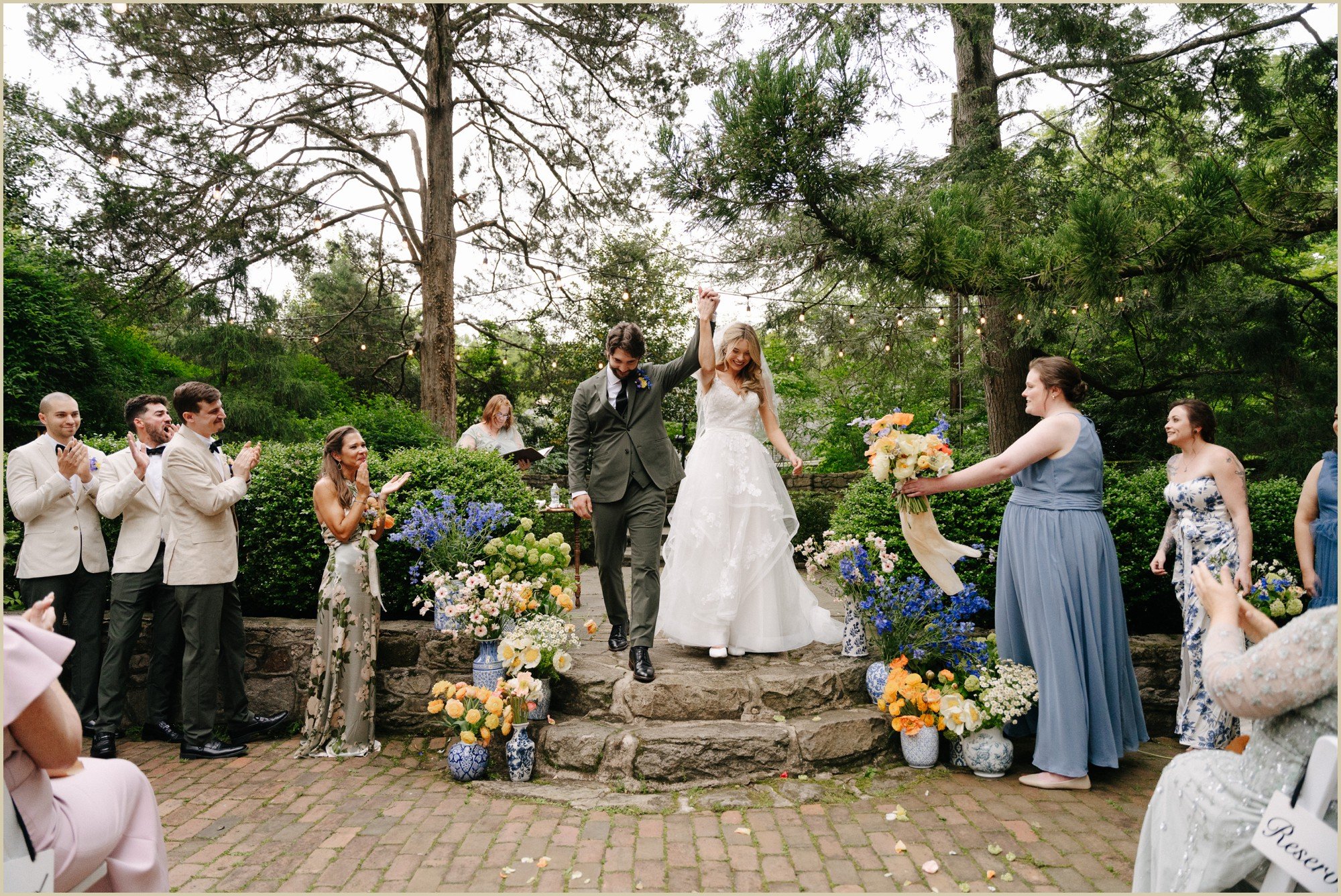 spring, garden, blue, white, estate, wedding, bucks, county