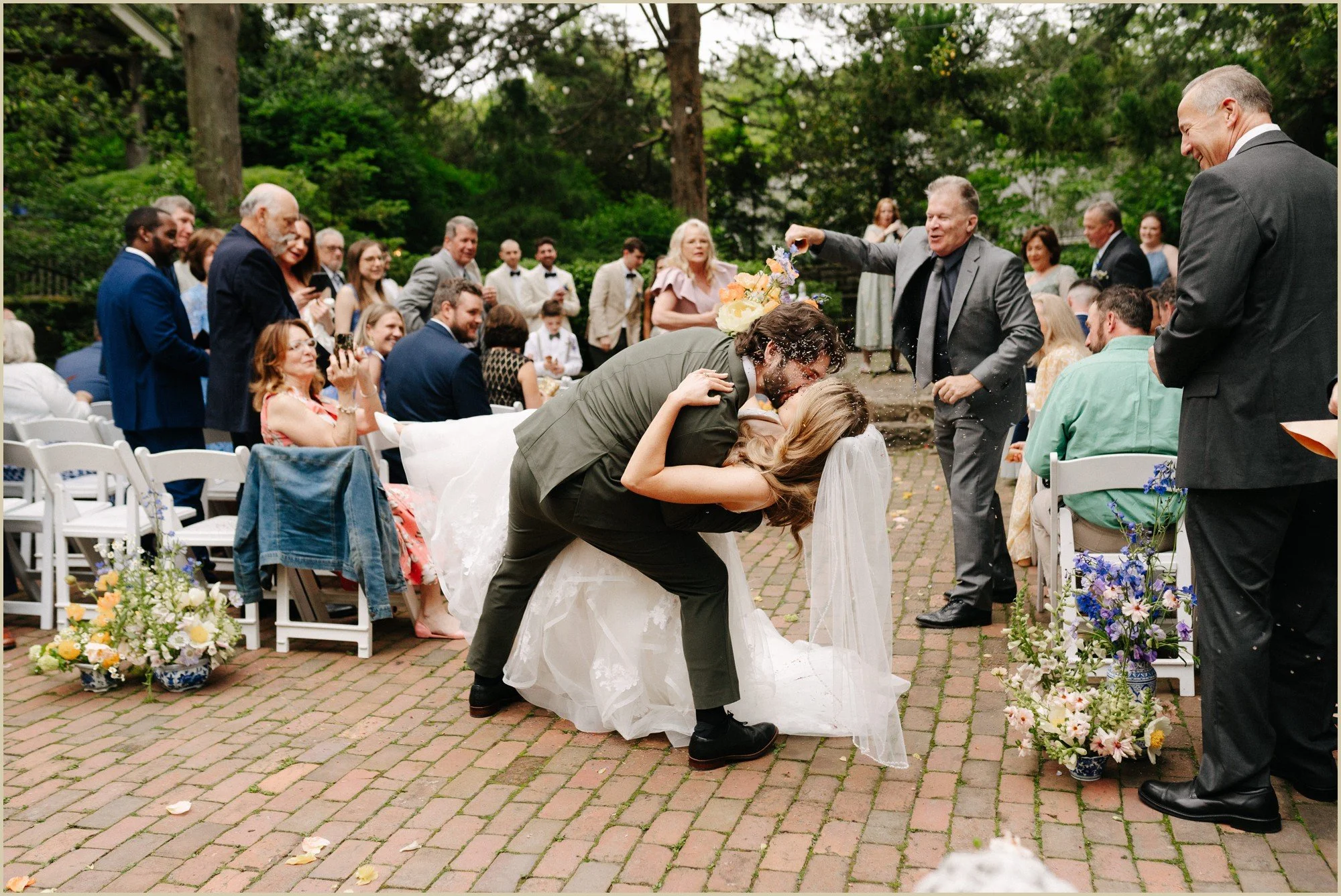 spring, garden, blue, white, estate, wedding, bucks, county