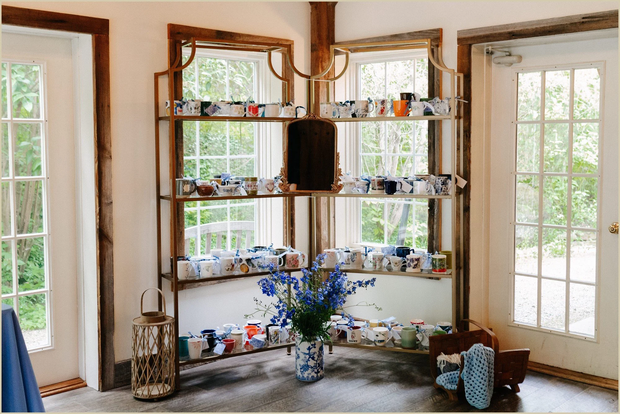 spring, garden, blue, white, estate, wedding, bucks, county