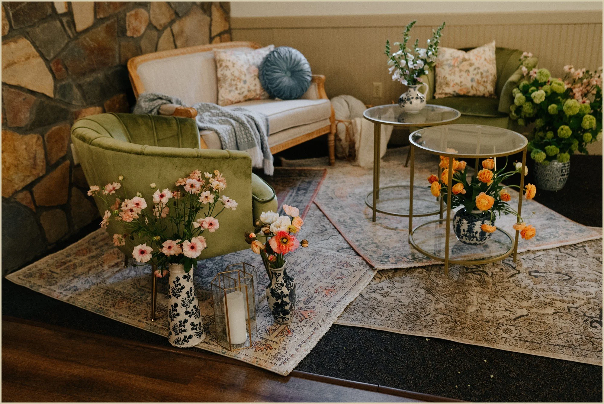 spring, garden, blue, white, estate, wedding, bucks, county