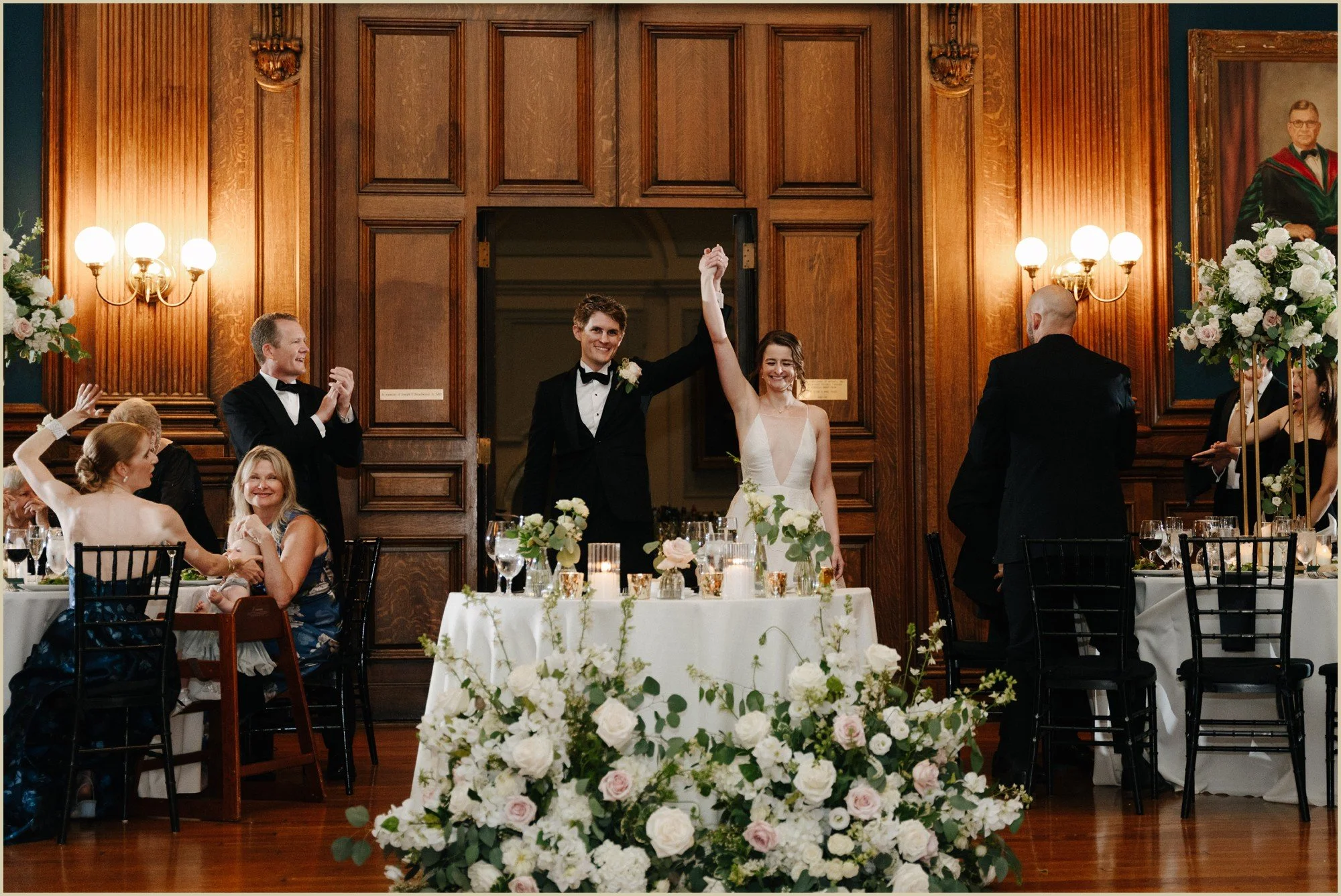 luxury, elegant, philadelphia, wedding, college, physicians