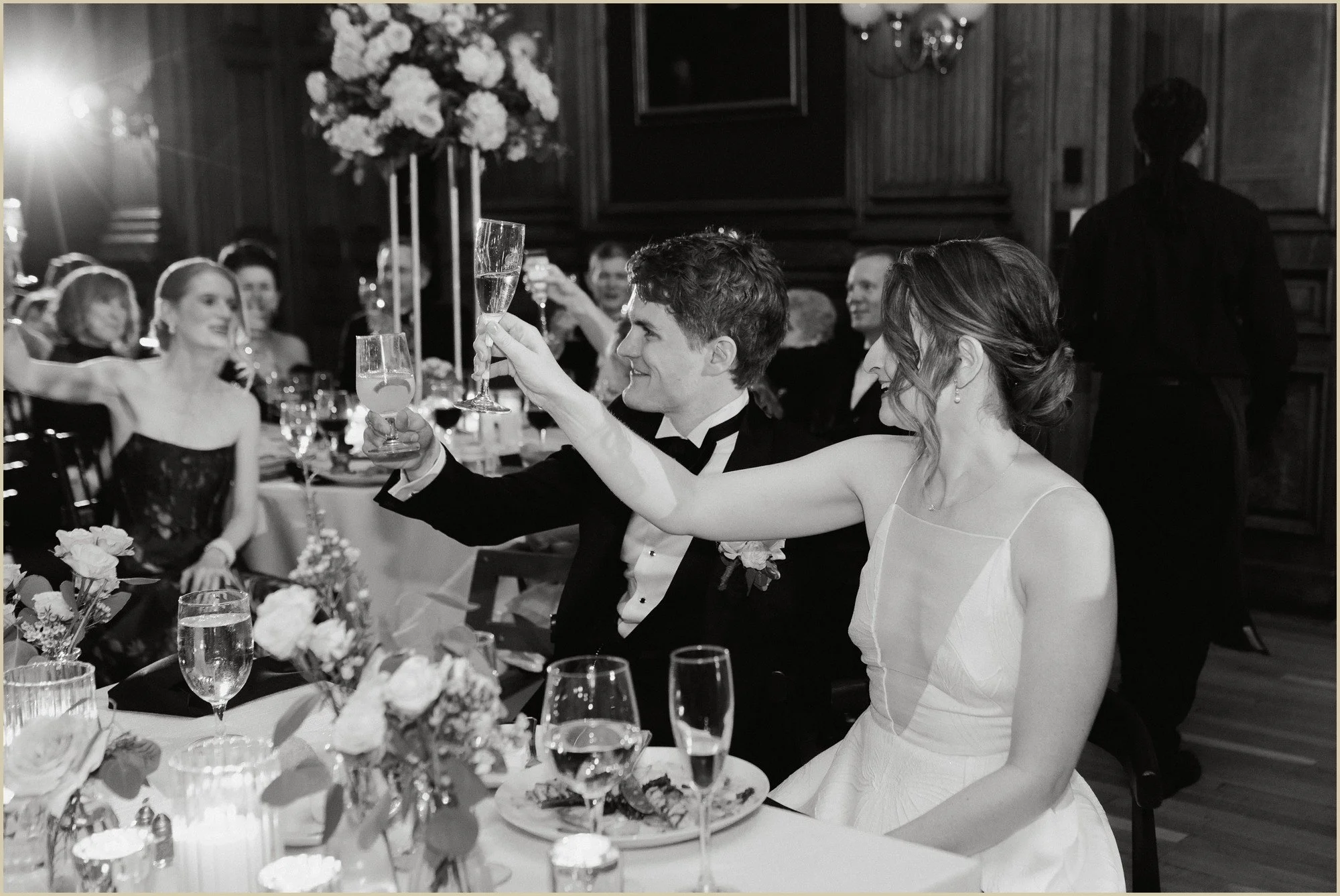 luxury, elegant, philadelphia, wedding, college, physicians